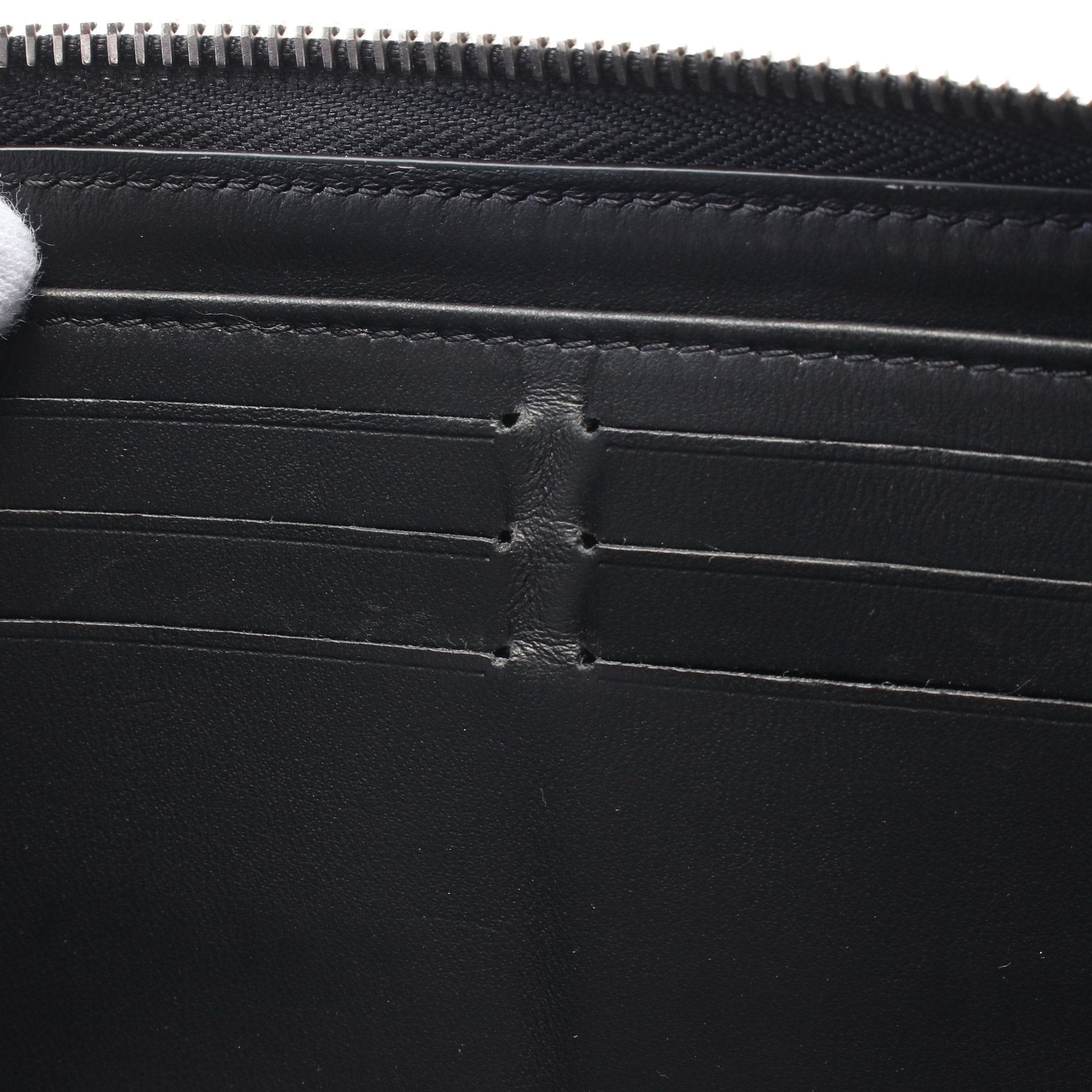 Louis Vuitton Louis Vuitton Zippy Wallet Mahina Noir Round Zipper Long Leather Black Size ONE SIZE - 5 Thumbnail