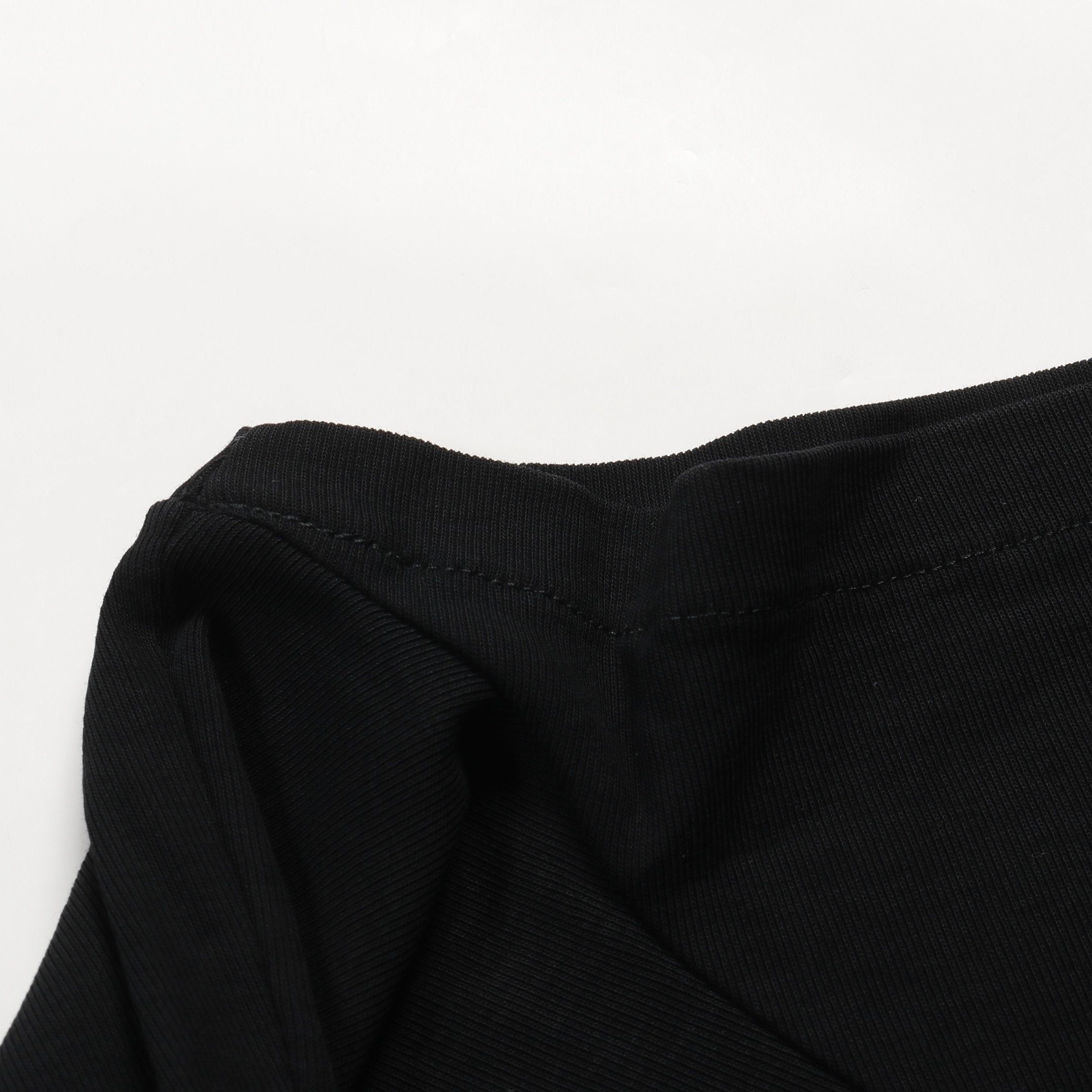 Chanel Chanel Cut And Sew Lace Hem Cotton Black Size ONE SIZE - 8 Thumbnail