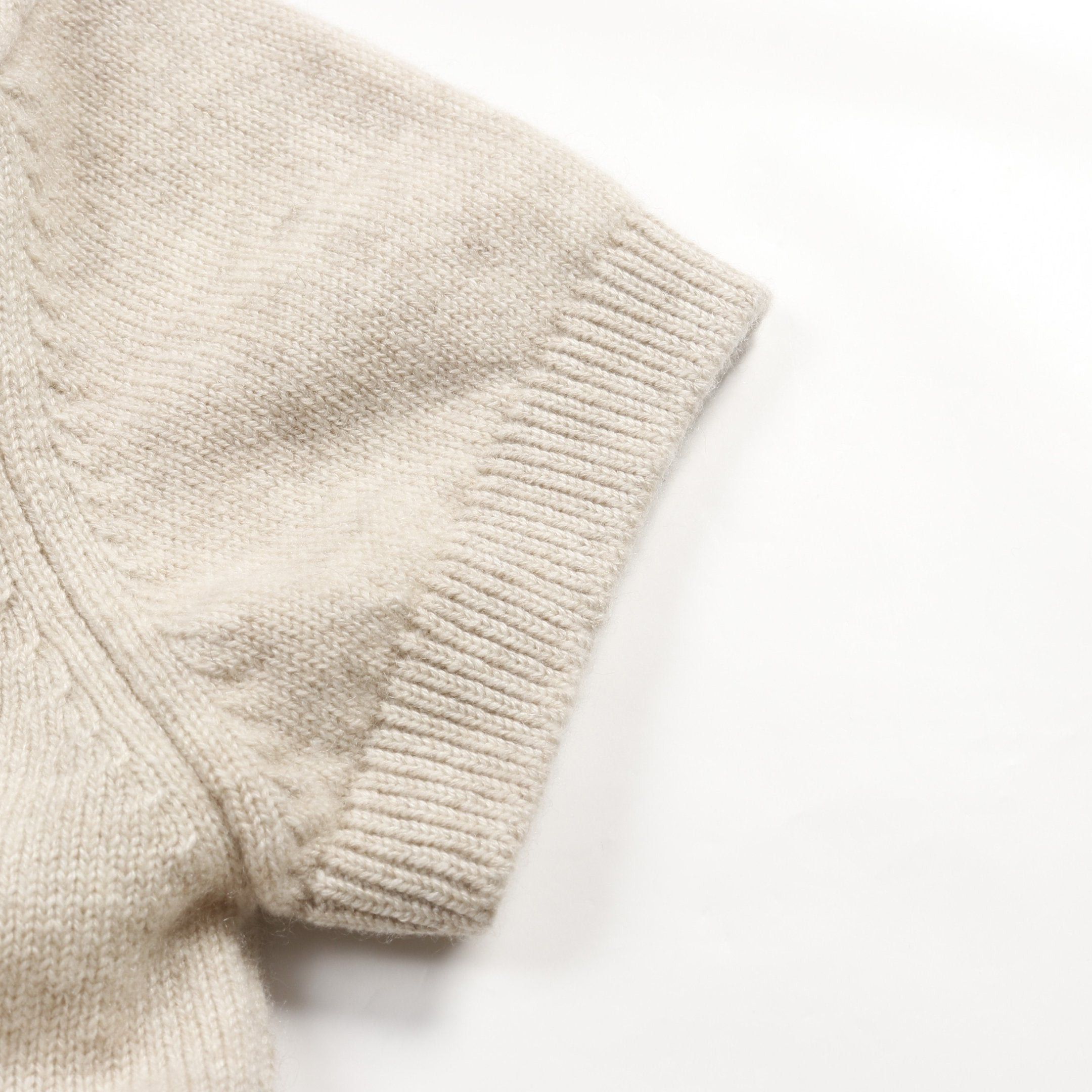 Hermes Hermes Serie Knit Cashmere Beige Size ONE SIZE - 5 Thumbnail
