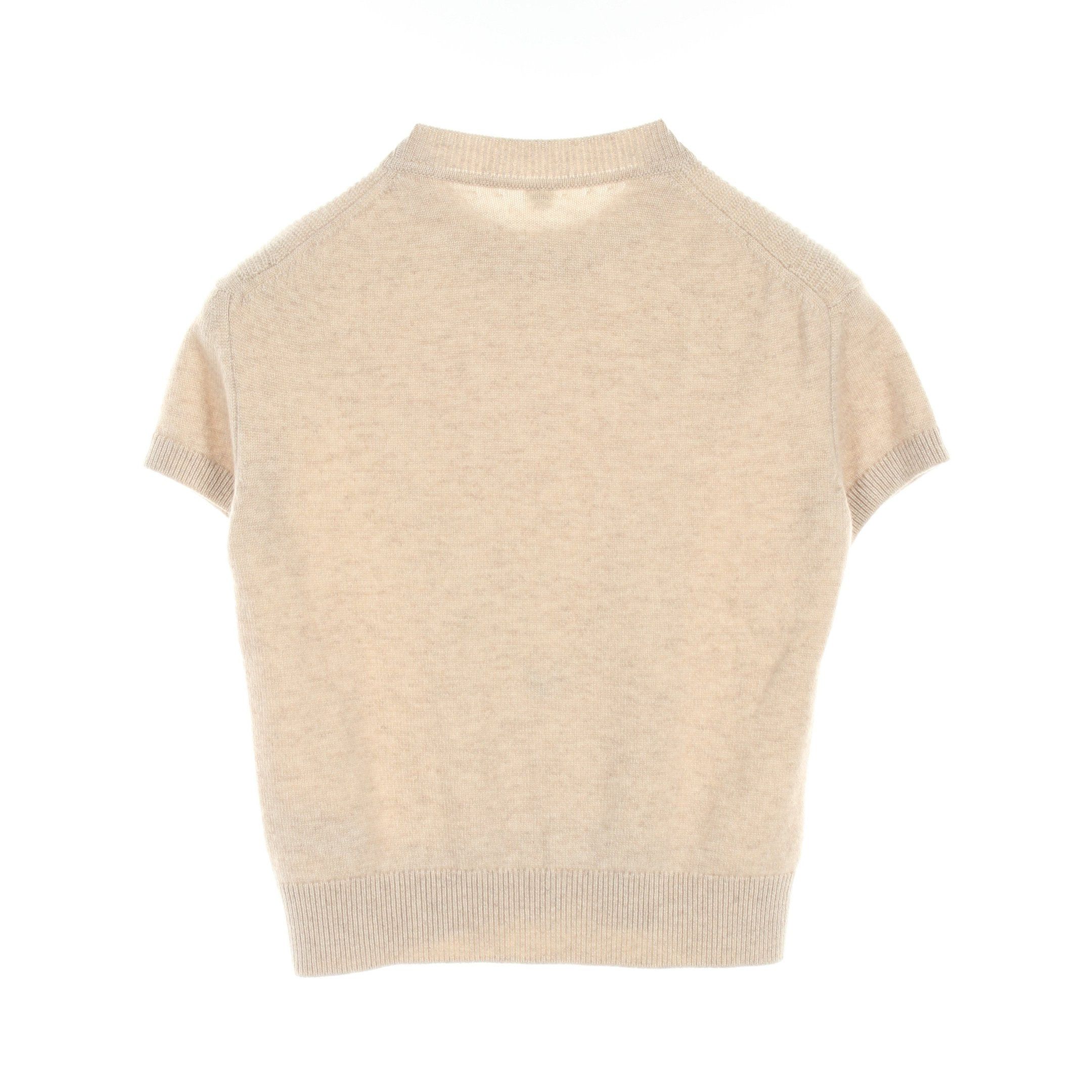 Hermes Hermes Serie Knit Cashmere Beige Size ONE SIZE - 2 Thumbnail