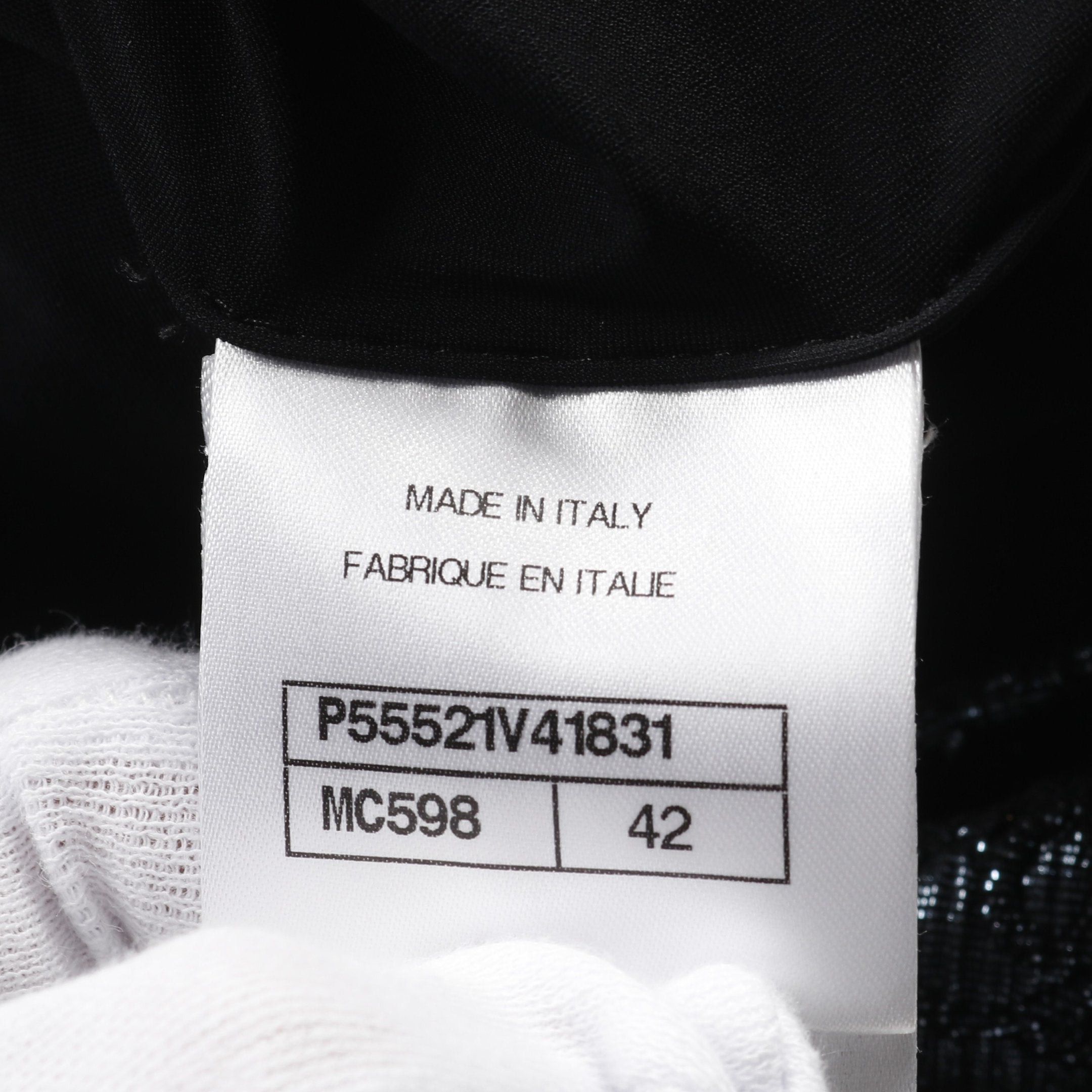 Chanel Chanel Camellia Cut And Sew Rame Nylon Black Blue Gray Size ONE SIZE - 5 Thumbnail