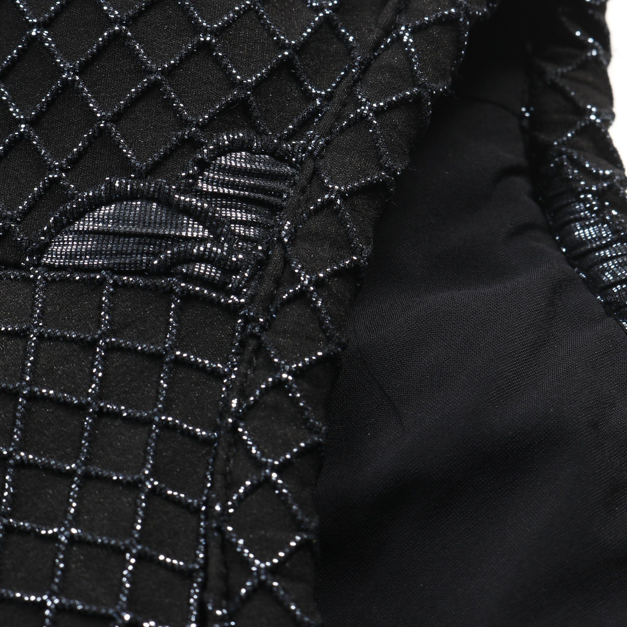 Chanel Chanel Camellia Cut And Sew Rame Nylon Black Blue Gray Size ONE SIZE - 7 Thumbnail