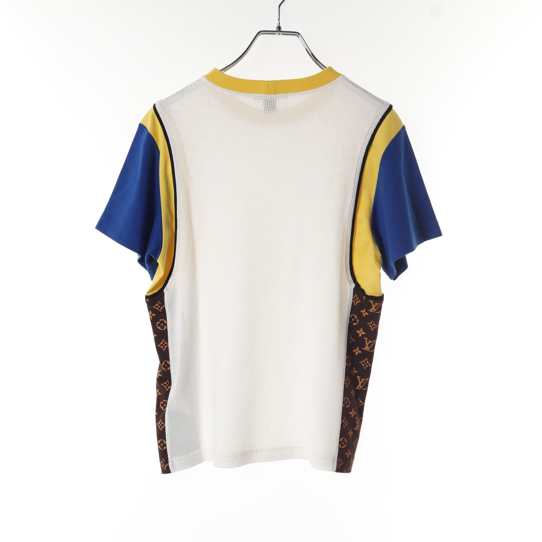 Louis Vuitton Louis Vuitton Monogram T-Shirt Nylon White Multicolor Mesh Color-Block Size ONE SIZE - 2 Thumbnail
