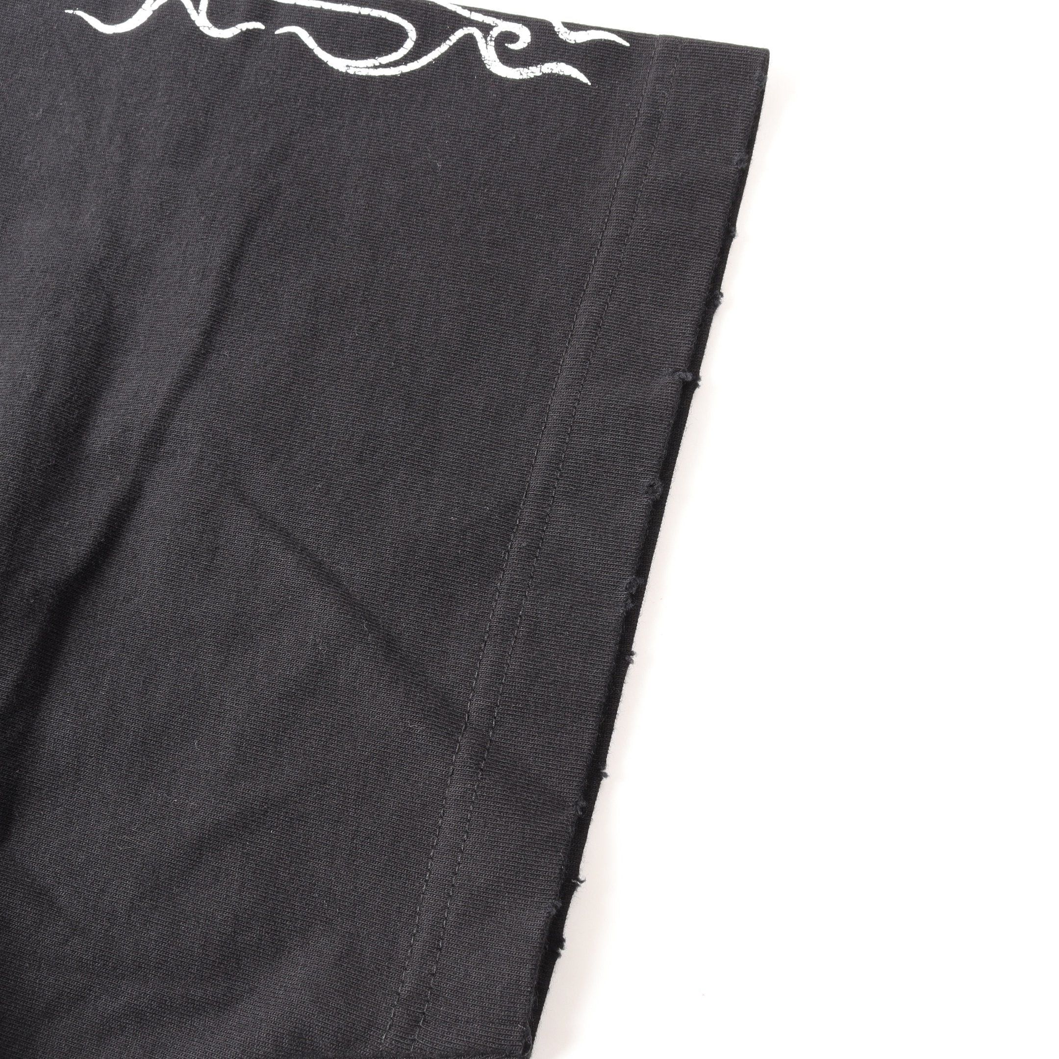 Balenciaga Balenciaga Metal Logo T-Shirt Cotton Black Damage Processing Size ONE SIZE - 8 Thumbnail