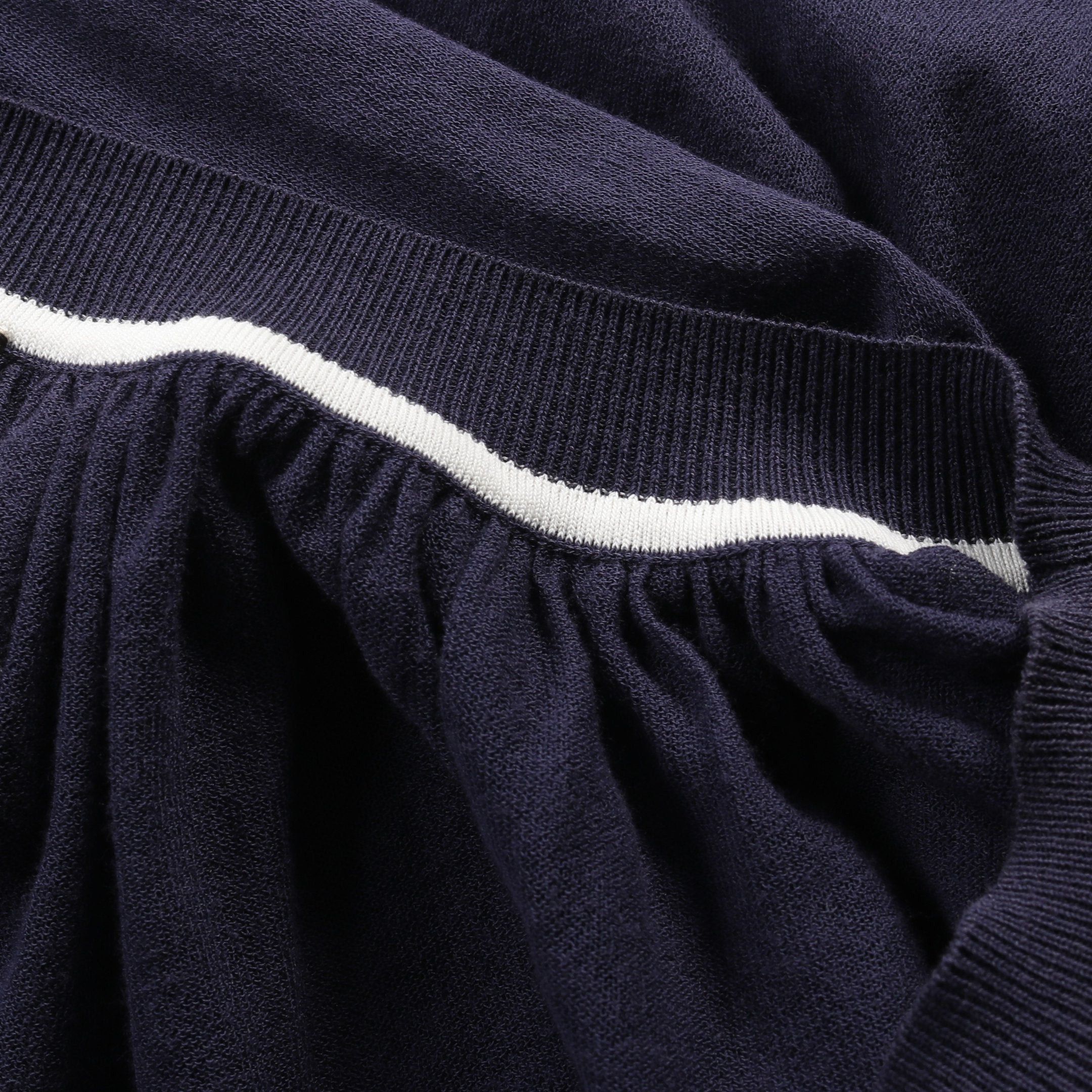 Hermes Hermes One Piece See-Through Gather Cotton Nylon Navy Size ONE SIZE - 6 Thumbnail
