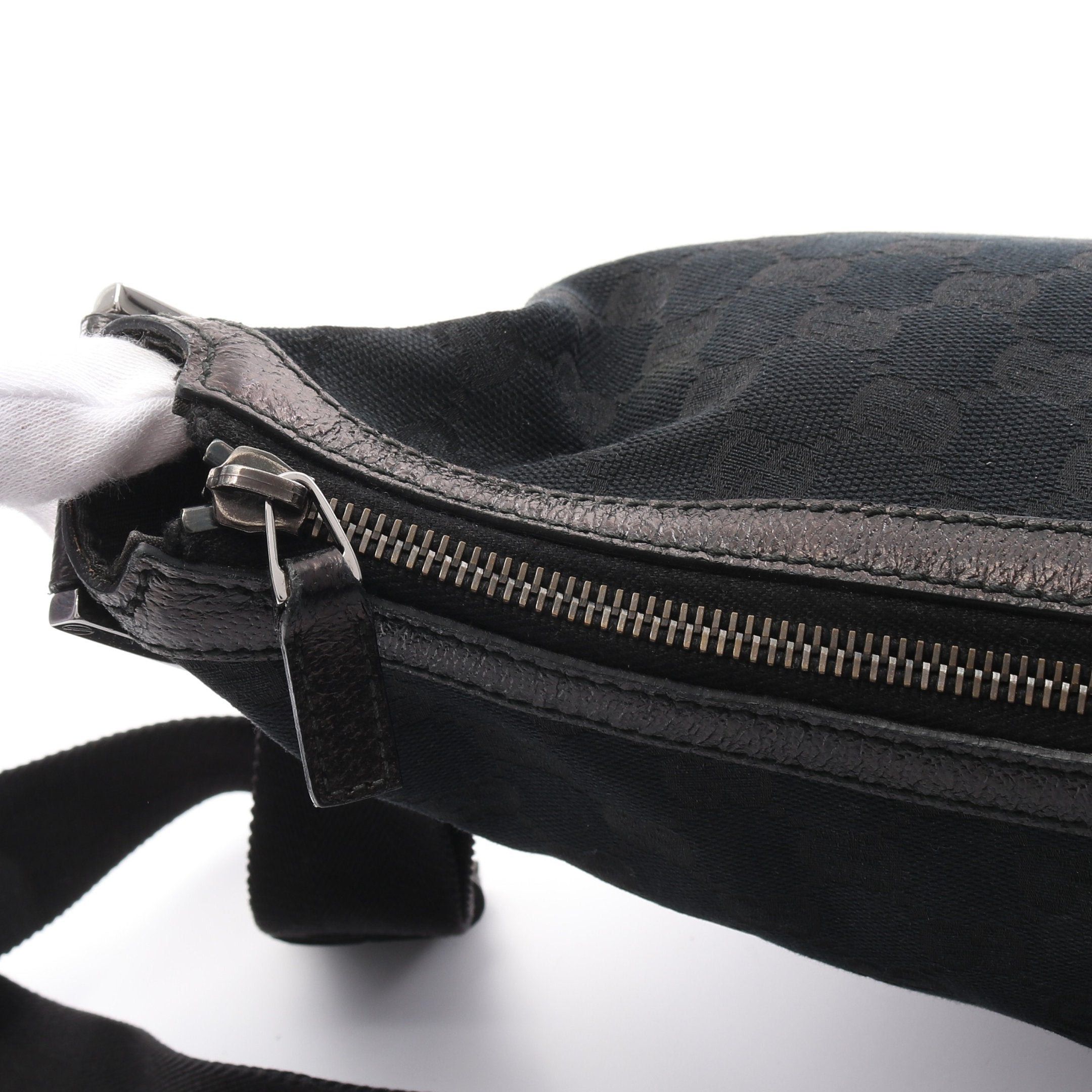 Gucci Gucci Gg Canvas Shoulder Bag Leather Black Size ONE SIZE - 5 Thumbnail
