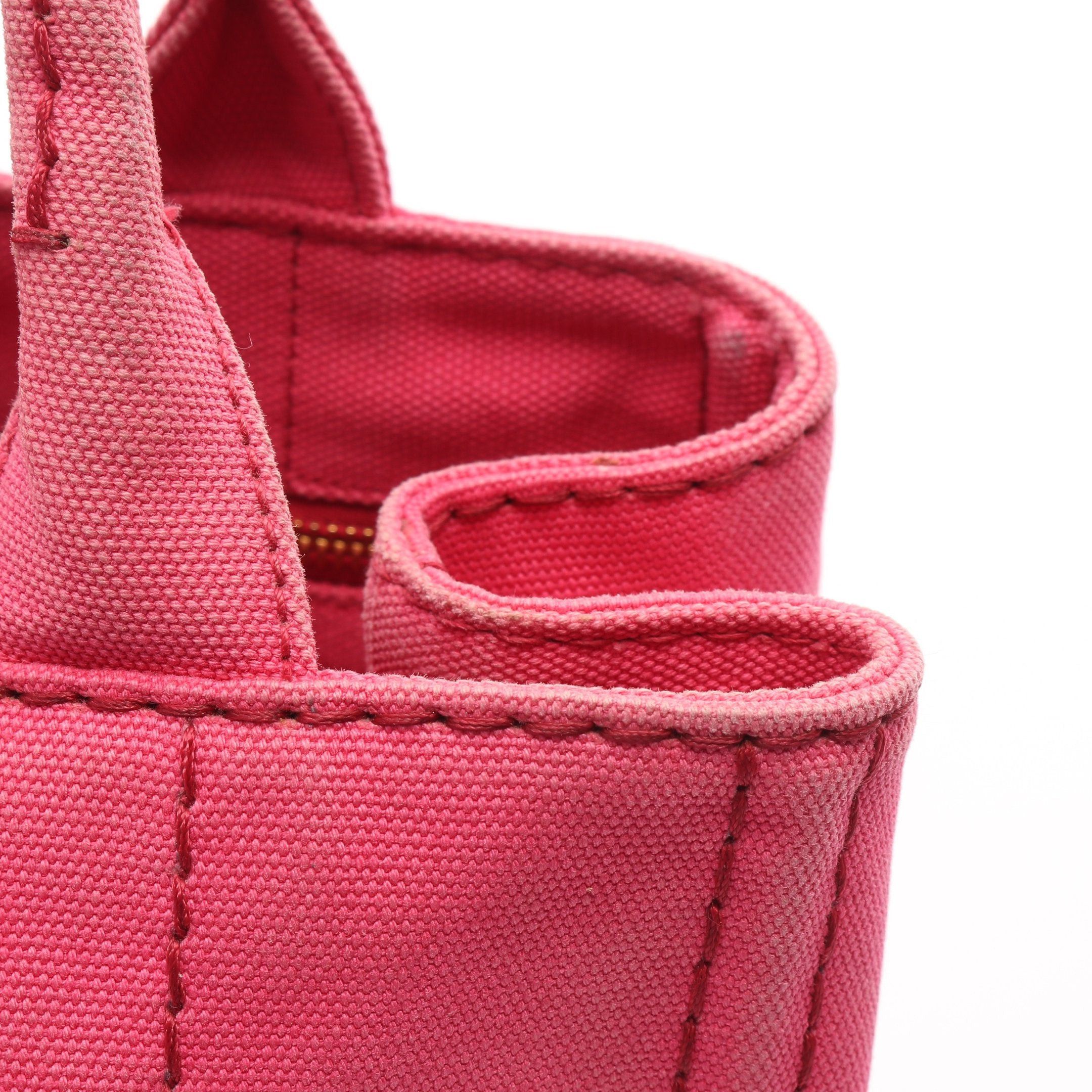 Prada Prada Canapa Kanapa Handbag Tote Bag Canvas Pink Purple Size ONE SIZE - 5 Thumbnail