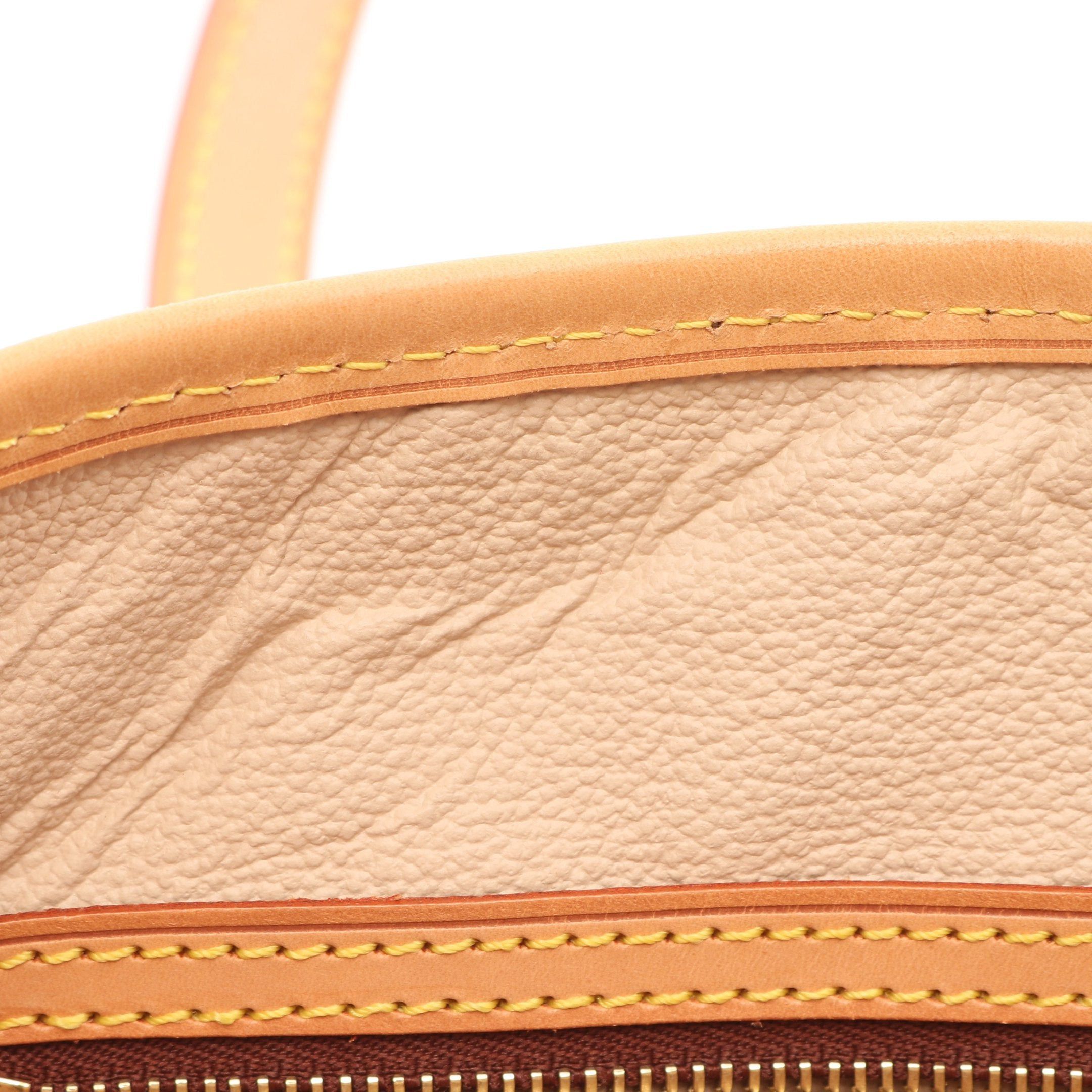 Louis Vuitton Louis Vuitton Bucket Pm Monogram Handbag Leather Brown Size ONE SIZE - 6 Thumbnail