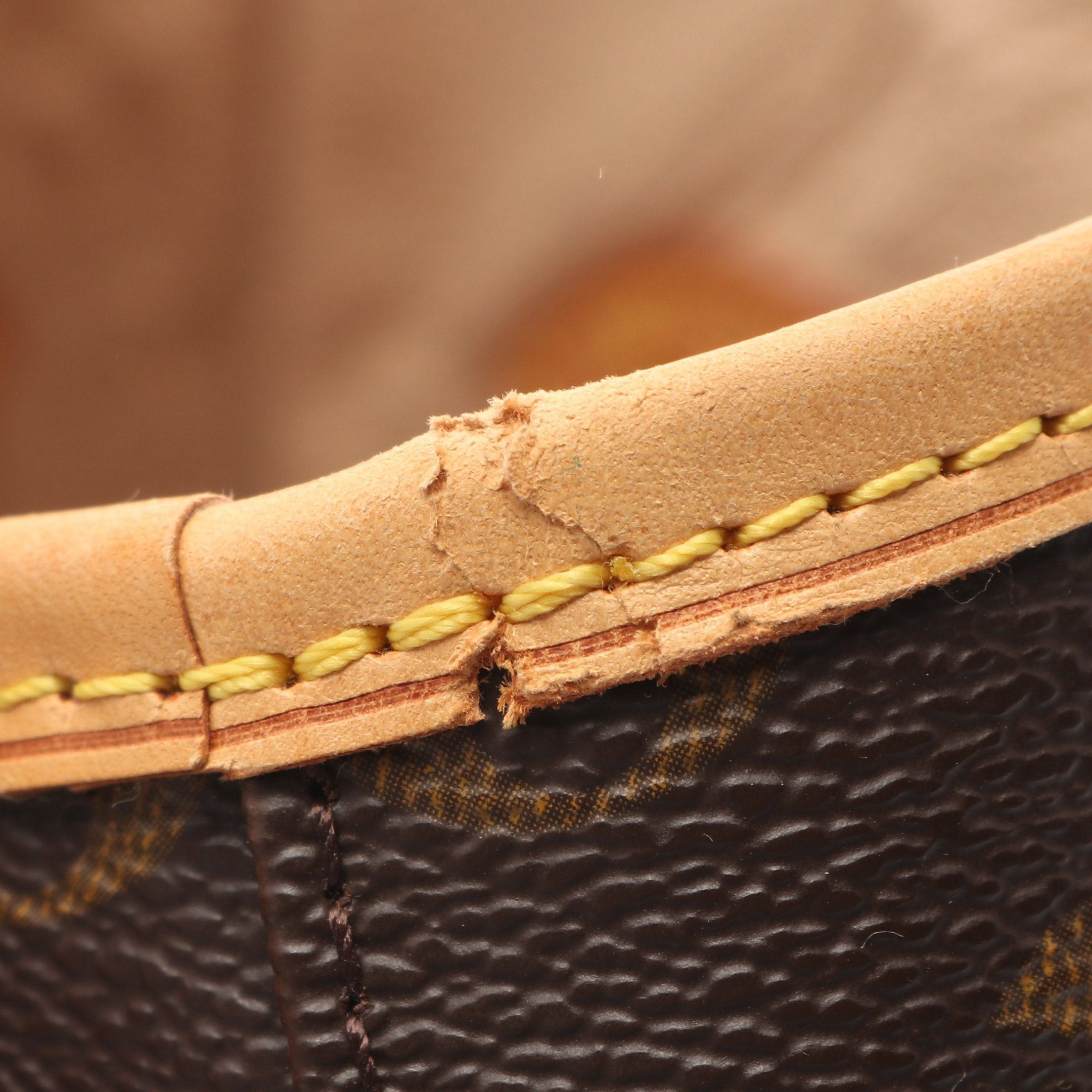 Louis Vuitton Louis Vuitton Bucket Pm Monogram Handbag Leather Brown Size ONE SIZE - 7 Thumbnail