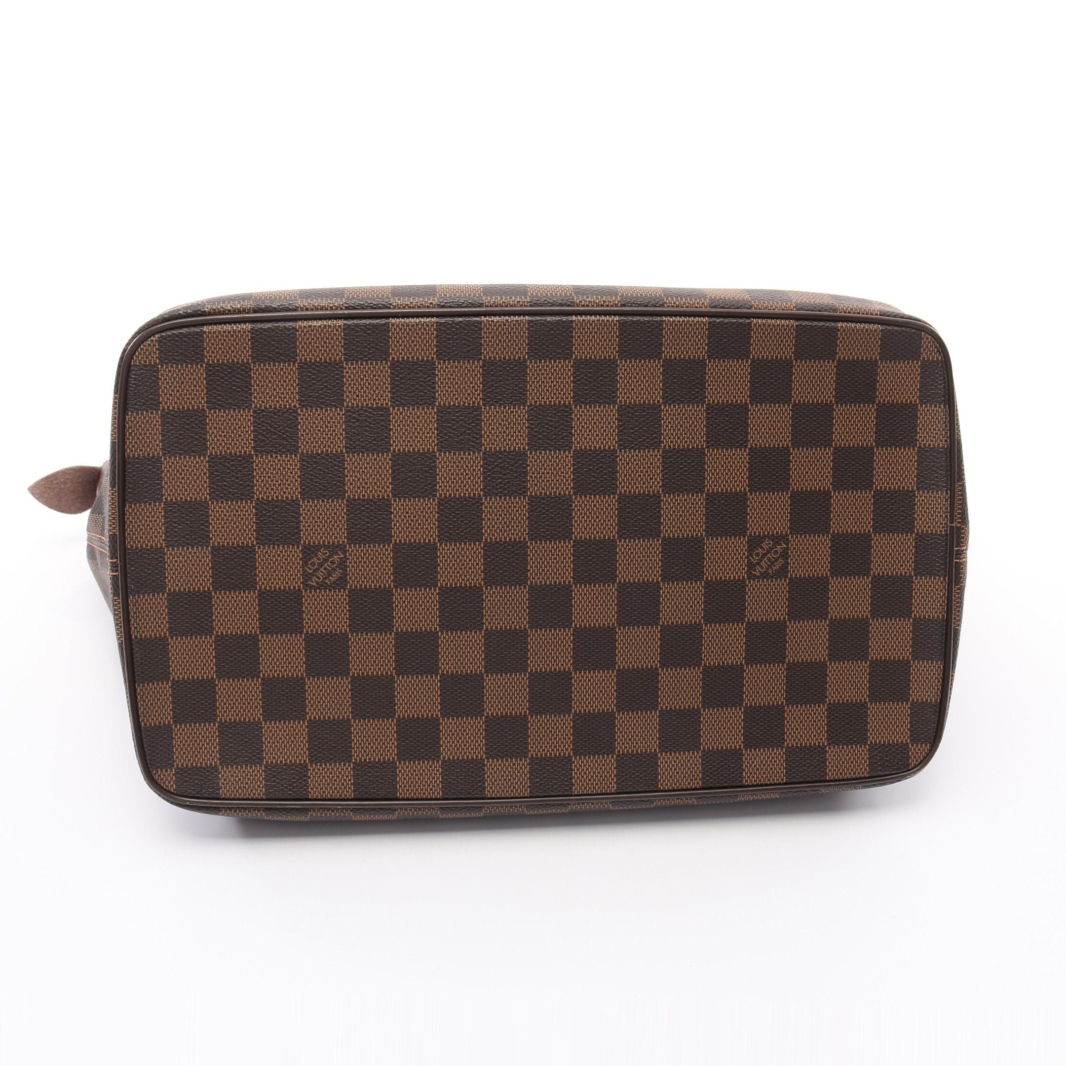 Louis Vuitton Louis Vuitton Saleya Mm Damier Ebene Handbag Tote Bag Leather Brown Size ONE SIZE - 12 Thumbnail