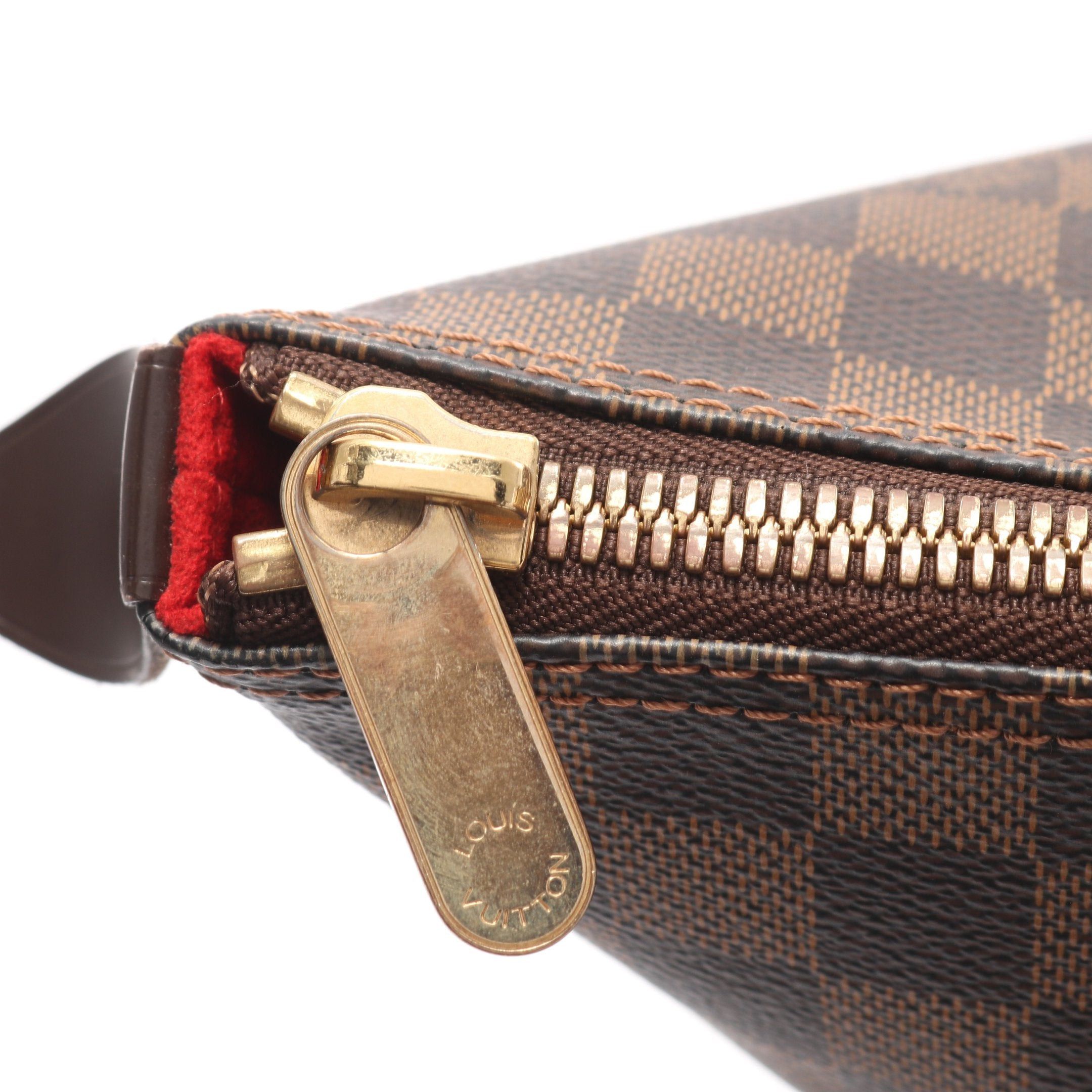 Louis Vuitton Louis Vuitton Saleya Mm Damier Ebene Handbag Tote Bag Leather Brown Size ONE SIZE - 7 Thumbnail