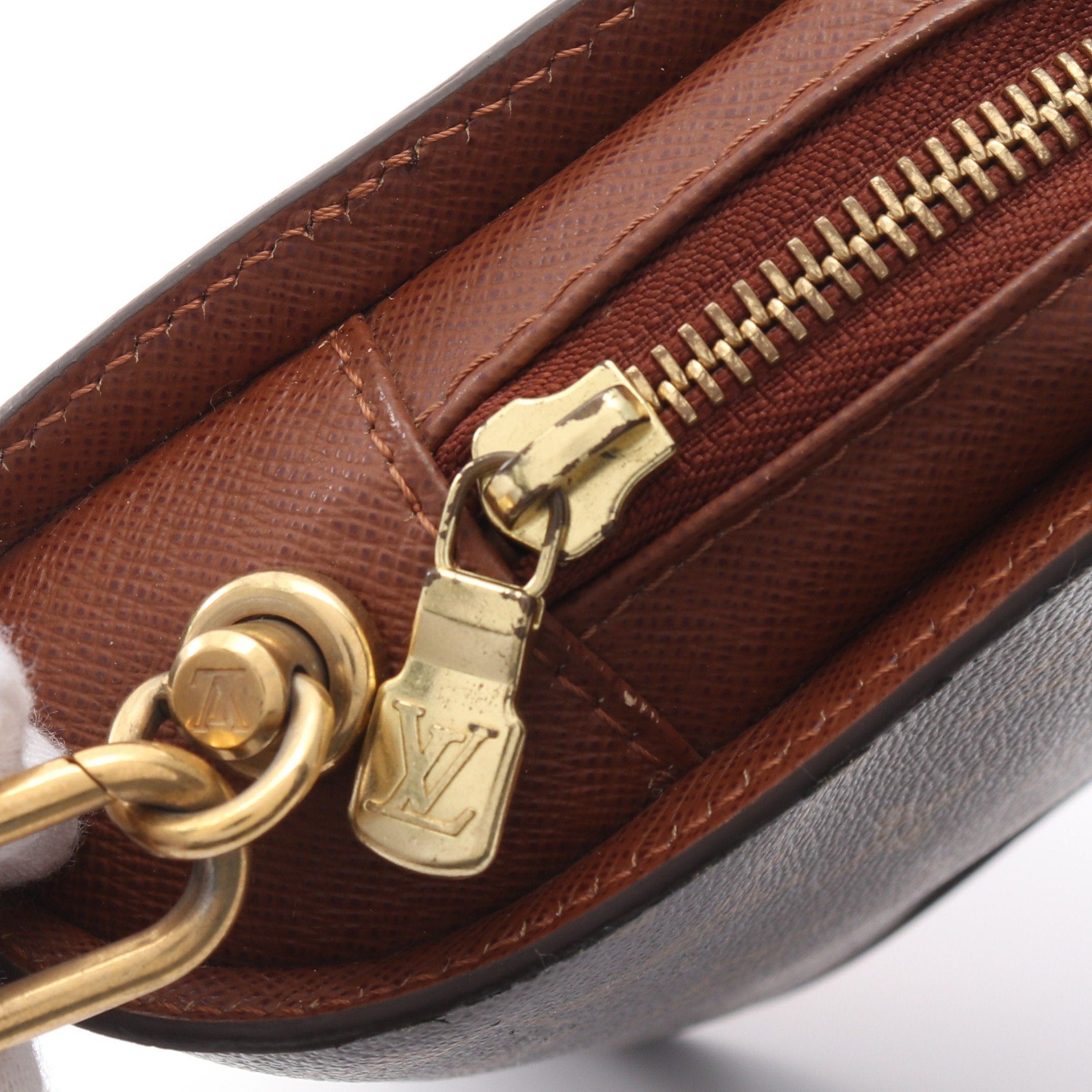 Louis Vuitton Louis Vuitton Orsay Monogram Clutch Bag Second Leather Brown Size ONE SIZE - 9 Thumbnail