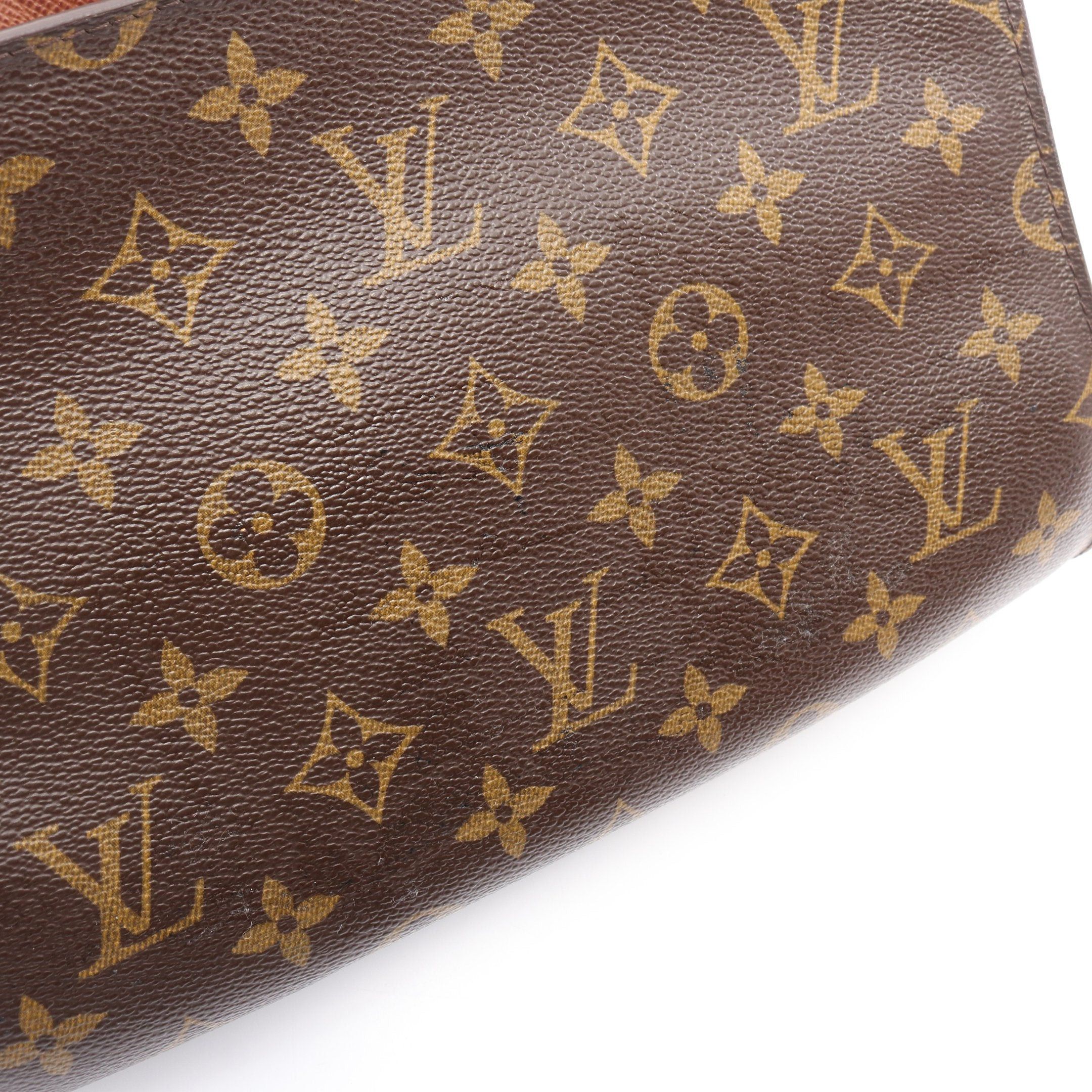 Louis Vuitton Louis Vuitton Orsay Monogram Clutch Bag Second Leather Brown Size ONE SIZE - 8 Thumbnail