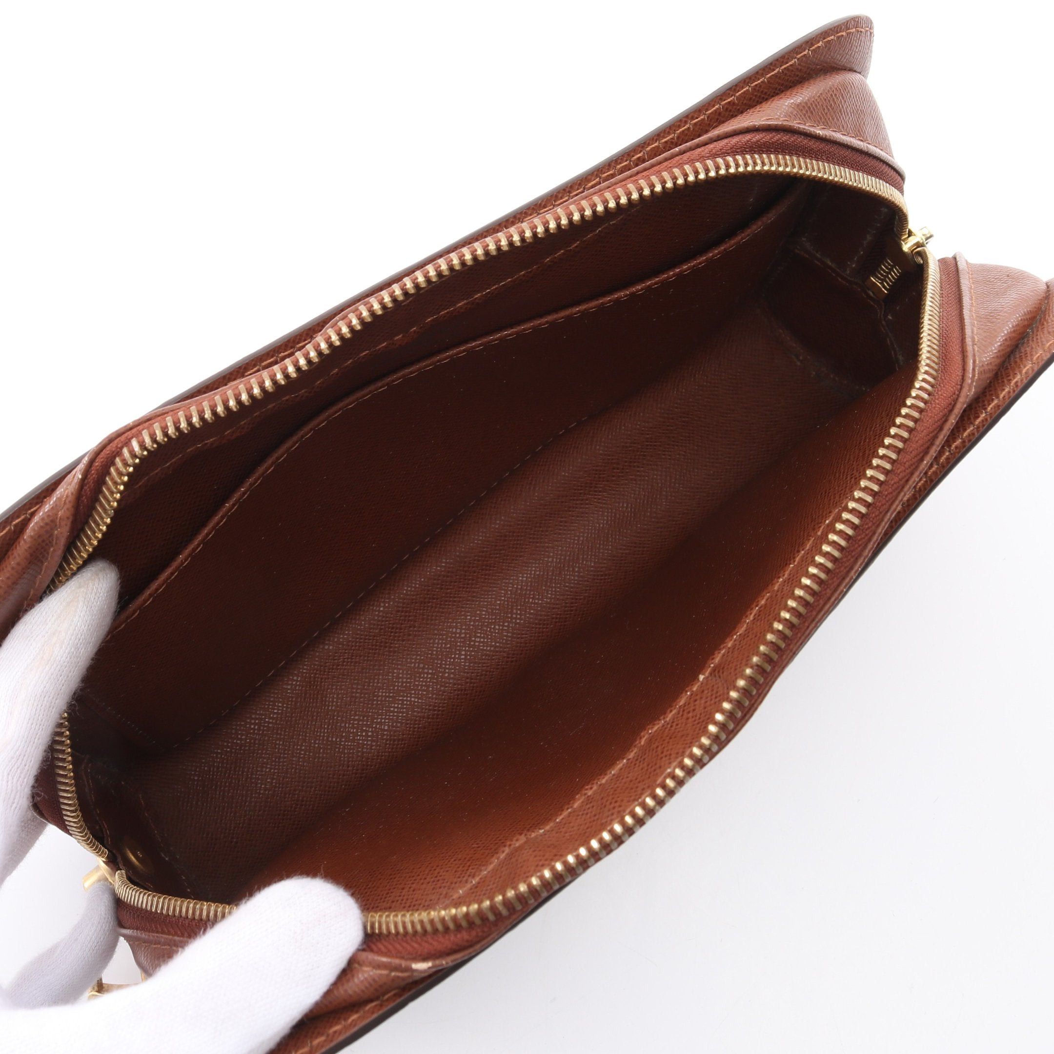Louis Vuitton Louis Vuitton Orsay Monogram Clutch Bag Second Leather Brown Size ONE SIZE - 3 Thumbnail