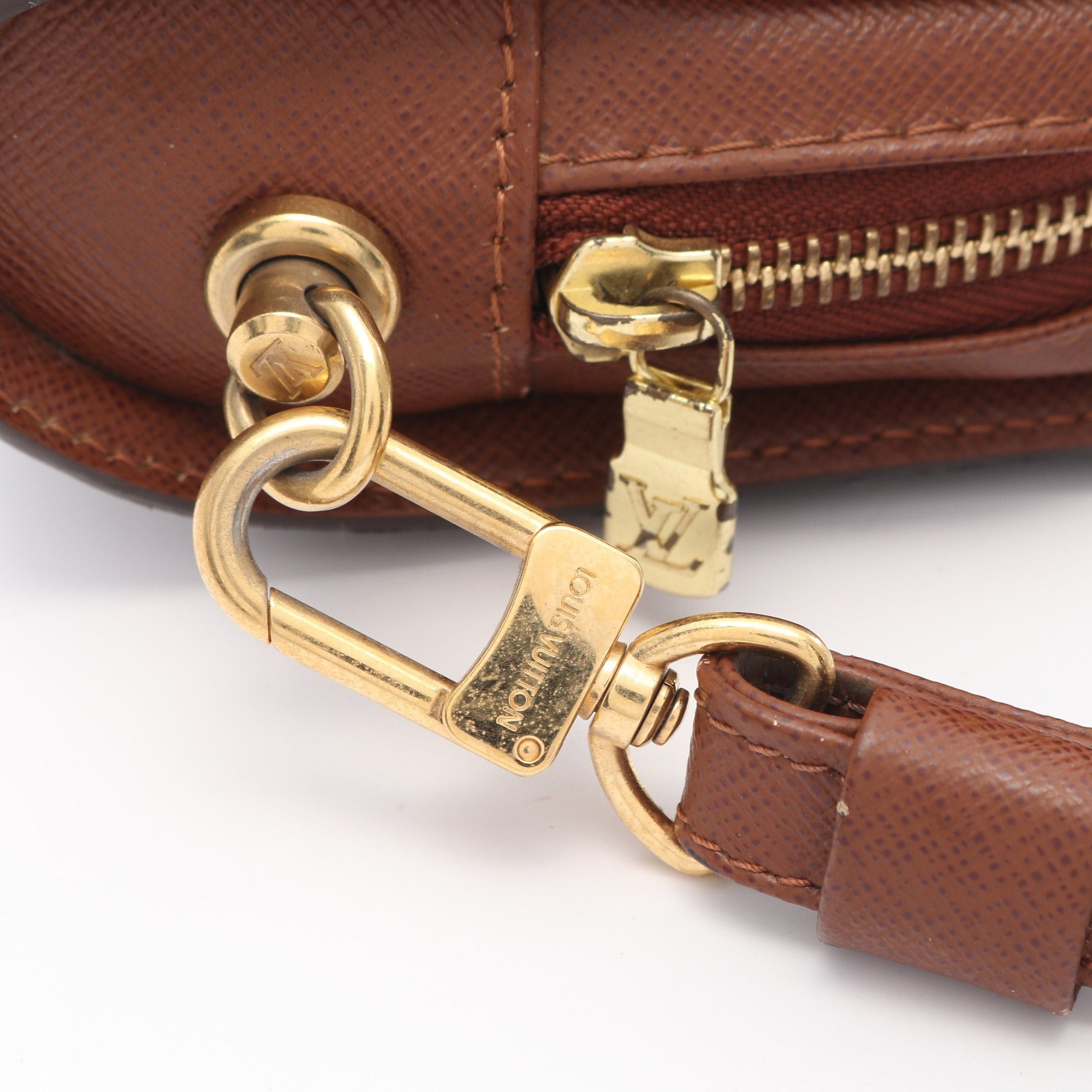 Louis Vuitton Louis Vuitton Orsay Monogram Clutch Bag Second Leather Brown Size ONE SIZE - 10 Thumbnail
