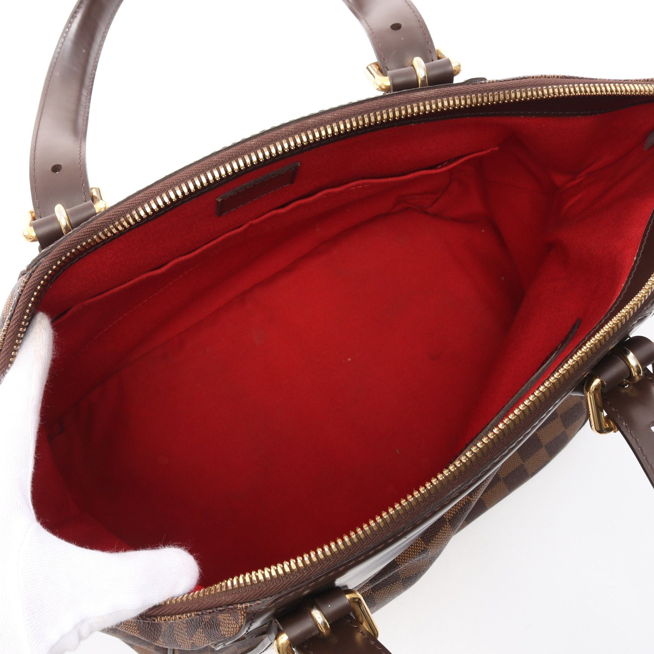 Louis Vuitton Louis Vuitton Verona Gm Damier Ebene Shoulder Bag Leather Brown Size ONE SIZE - 3 Thumbnail