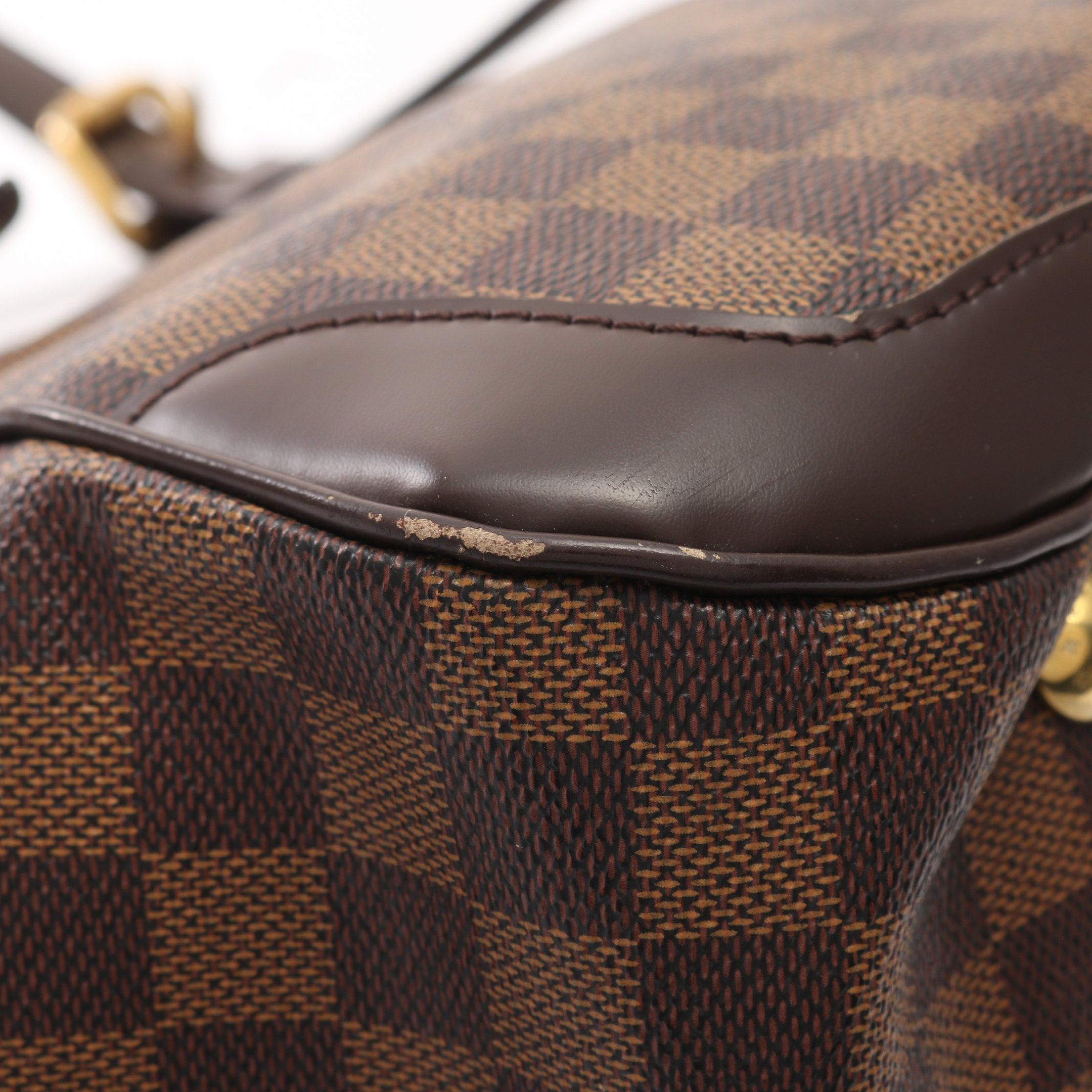 Louis Vuitton Louis Vuitton Verona Gm Damier Ebene Shoulder Bag Leather Brown Size ONE SIZE - 11 Thumbnail