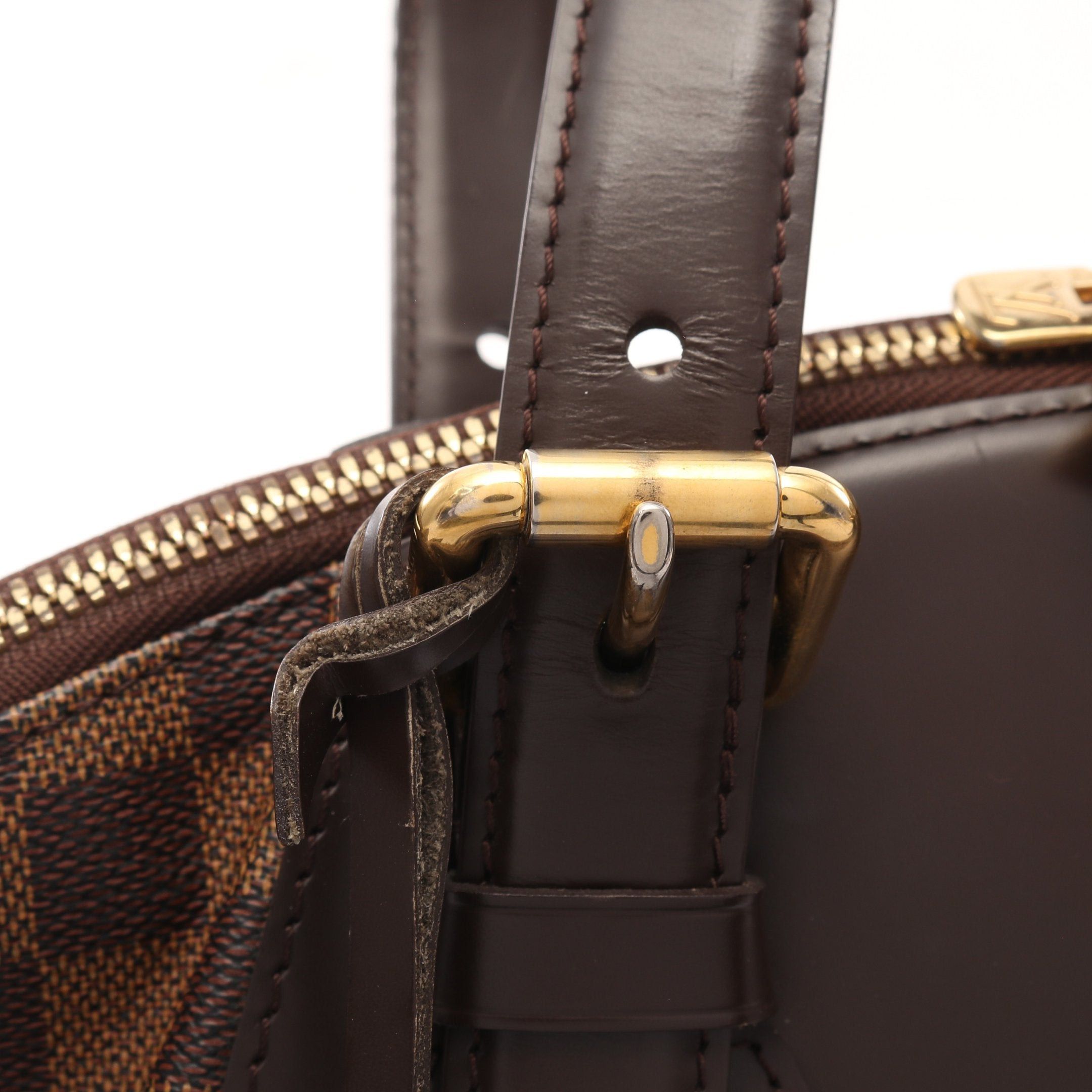 Louis Vuitton Louis Vuitton Verona Gm Damier Ebene Shoulder Bag Leather Brown Size ONE SIZE - 8 Thumbnail