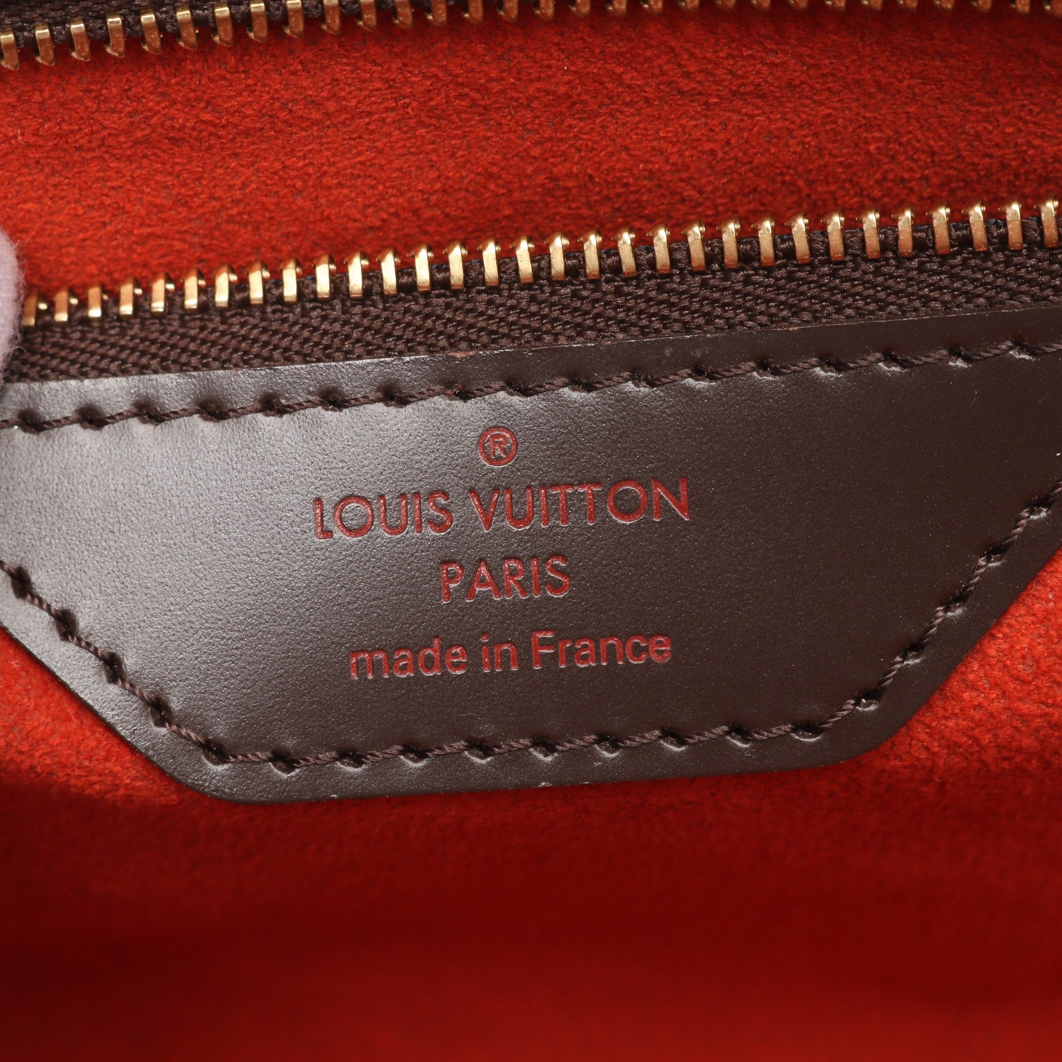 Louis Vuitton Louis Vuitton Bucket Gm Damier Ebene Shoulder Bag Leather Brown Special Order Product Size ONE SIZE - 4 Thumbnail