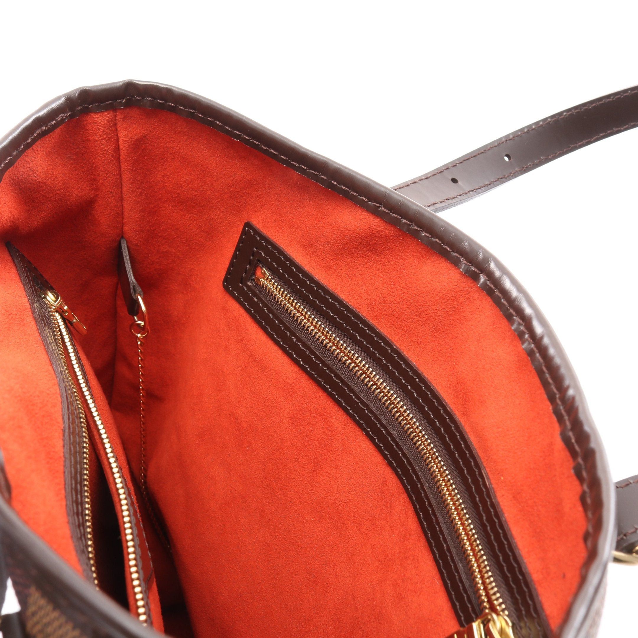 Louis Vuitton Louis Vuitton Bucket Gm Damier Ebene Shoulder Bag Leather Brown Special Order Product Size ONE SIZE - 6 Thumbnail