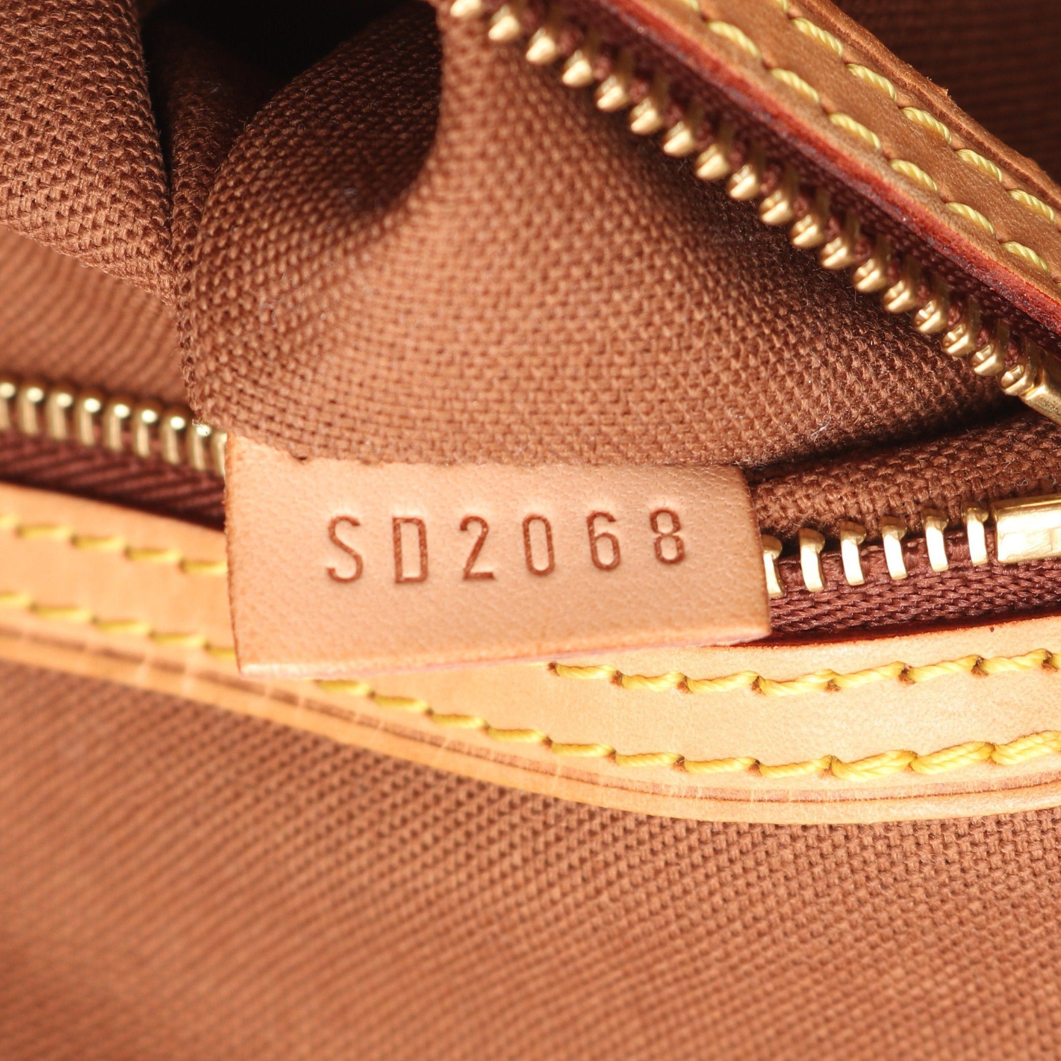 Louis Vuitton Louis Vuitton Batignolles Horizontal Monogram Shoulder Bag Leather Brown Size ONE SIZE - 5 Thumbnail
