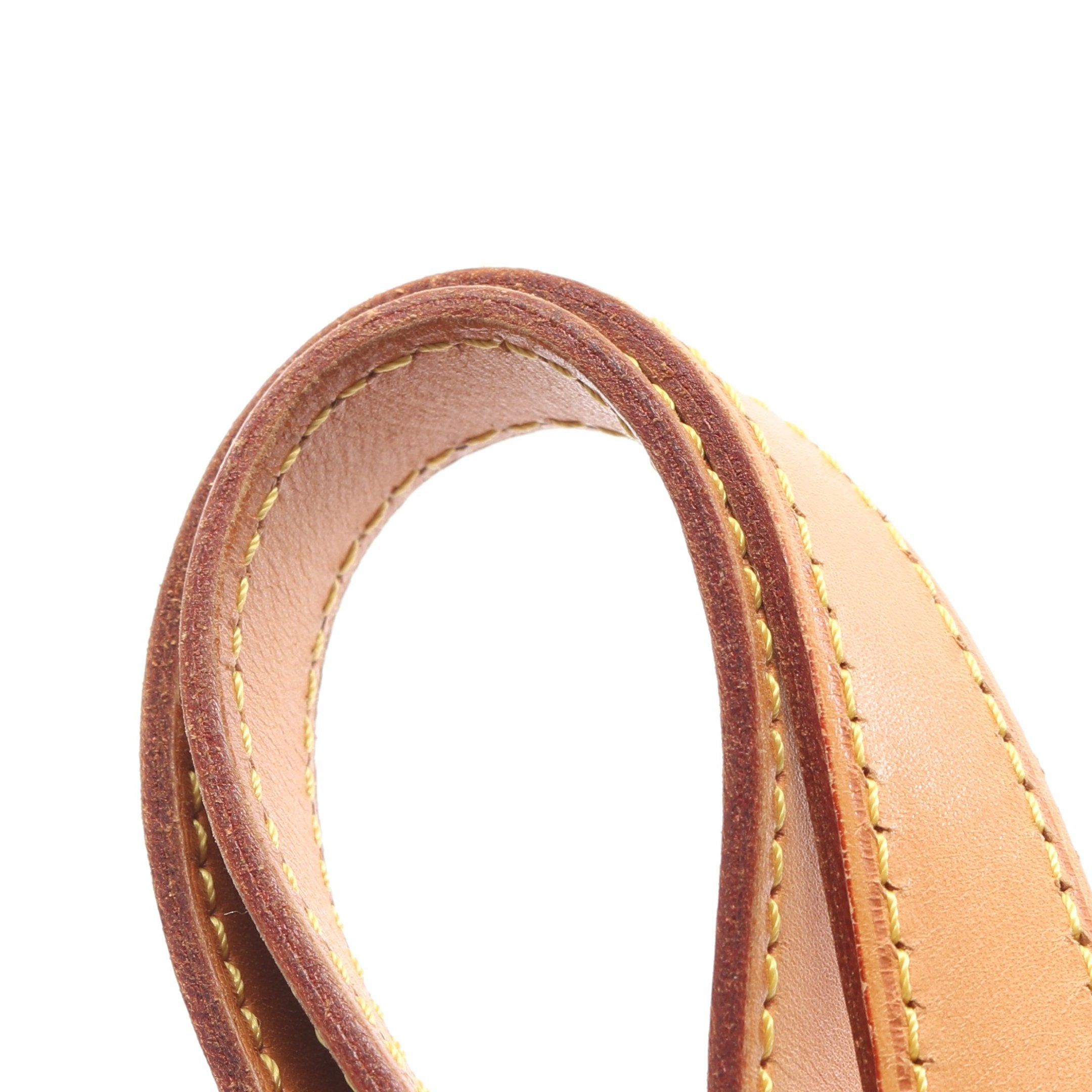 Louis Vuitton Louis Vuitton Batignolles Horizontal Monogram Shoulder Bag Leather Brown Size ONE SIZE - 10 Thumbnail