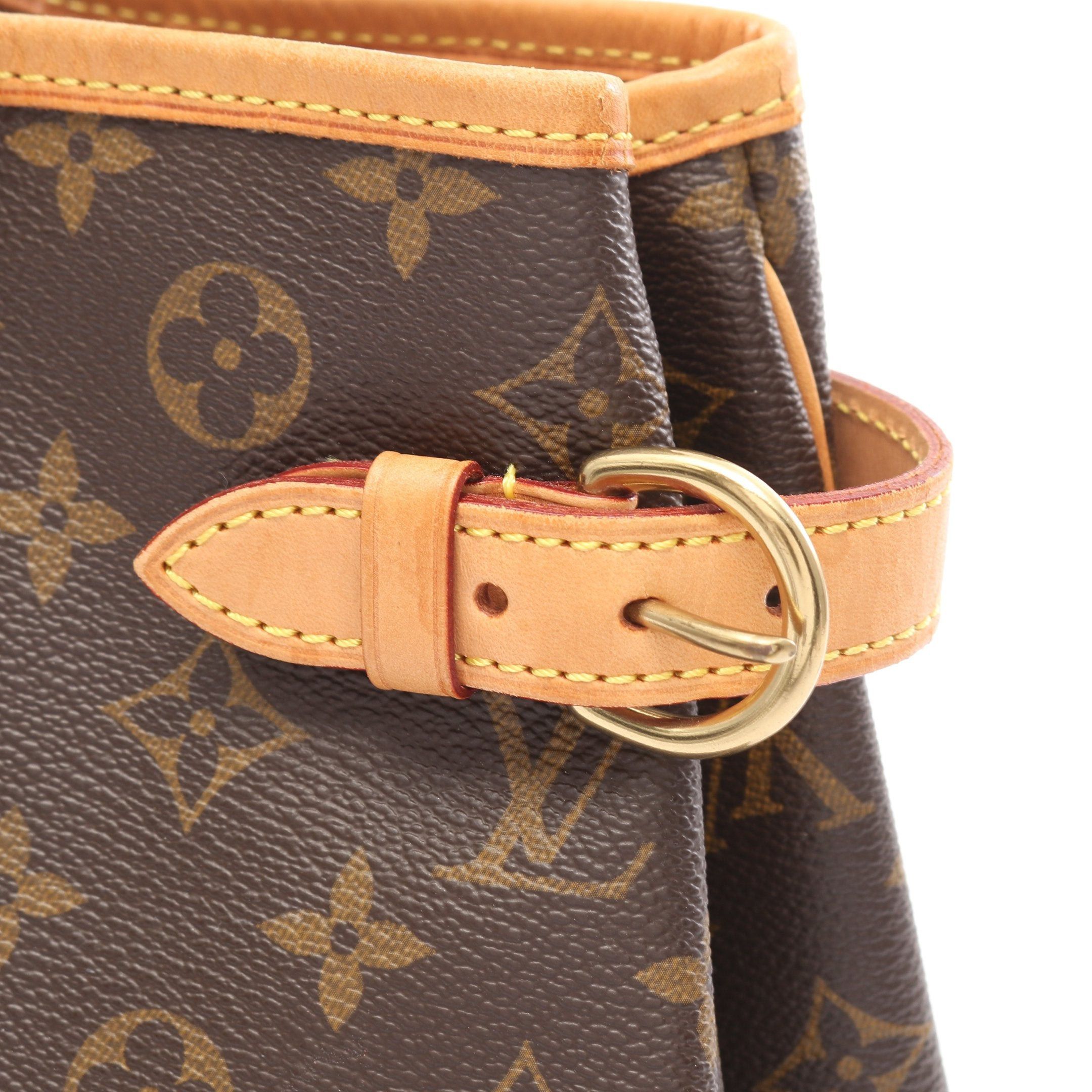 Louis Vuitton Louis Vuitton Batignolles Horizontal Monogram Shoulder Bag Leather Brown Size ONE SIZE - 7 Thumbnail