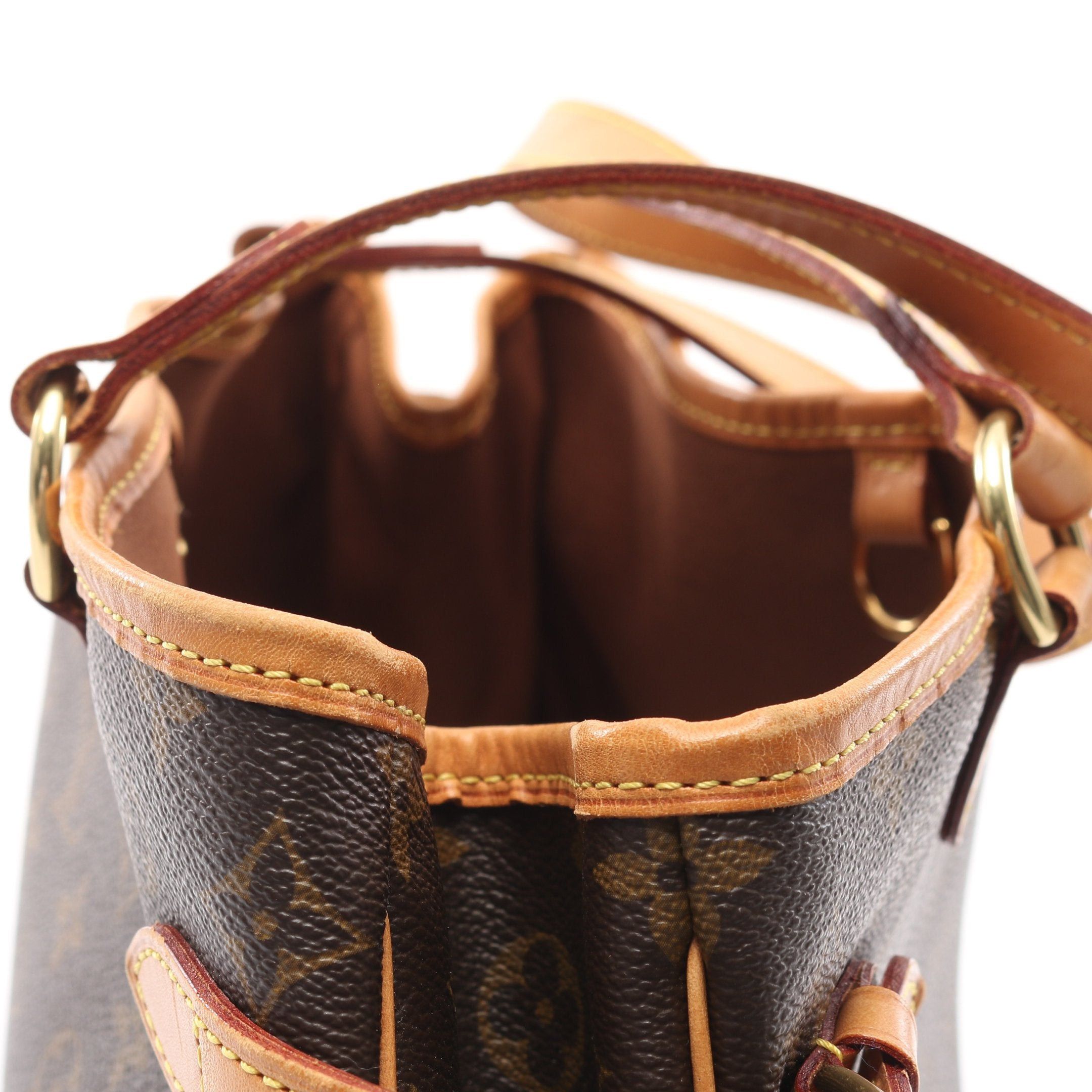Louis Vuitton Louis Vuitton Batignolles Horizontal Monogram Shoulder Bag Leather Brown Size ONE SIZE - 9 Thumbnail