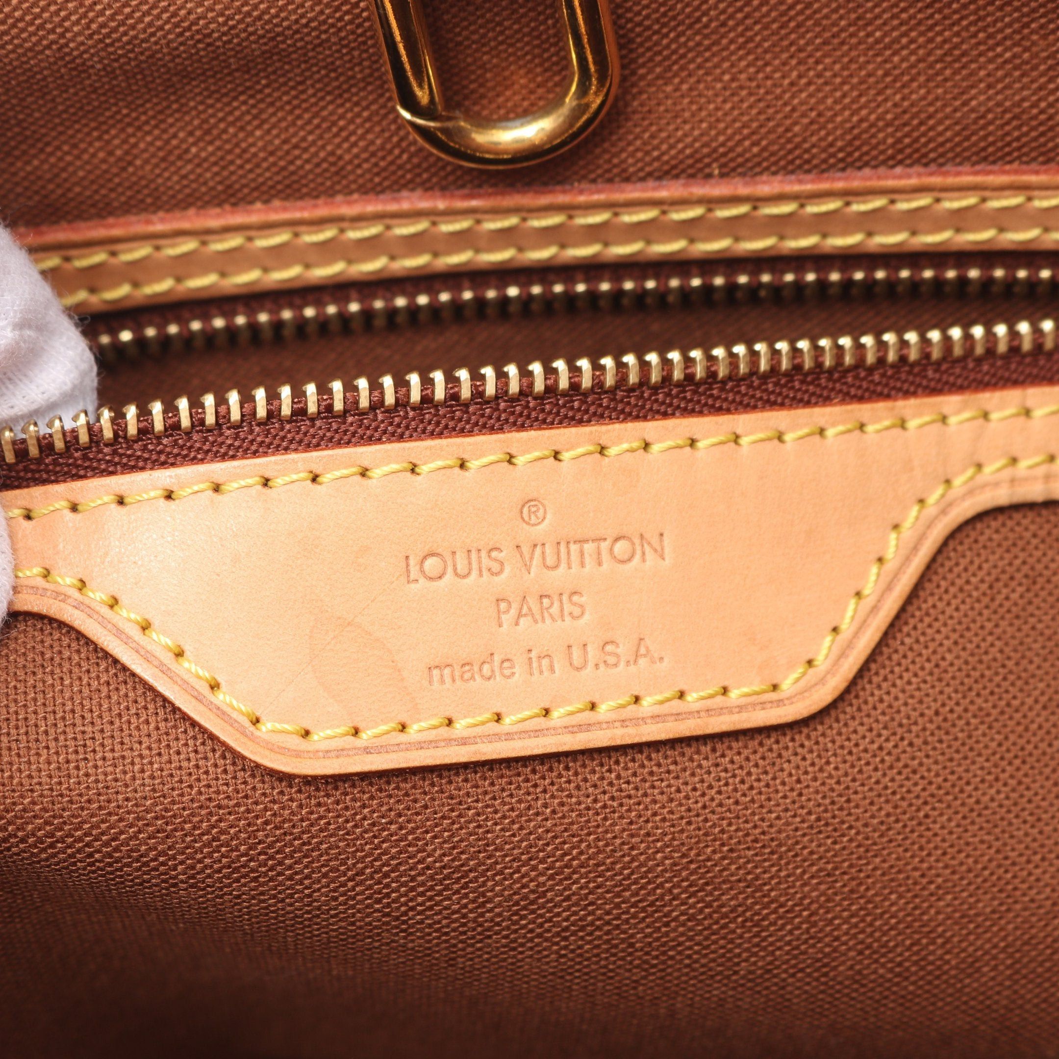 Louis Vuitton Louis Vuitton Batignolles Horizontal Monogram Shoulder Bag Leather Brown Size ONE SIZE - 4 Thumbnail