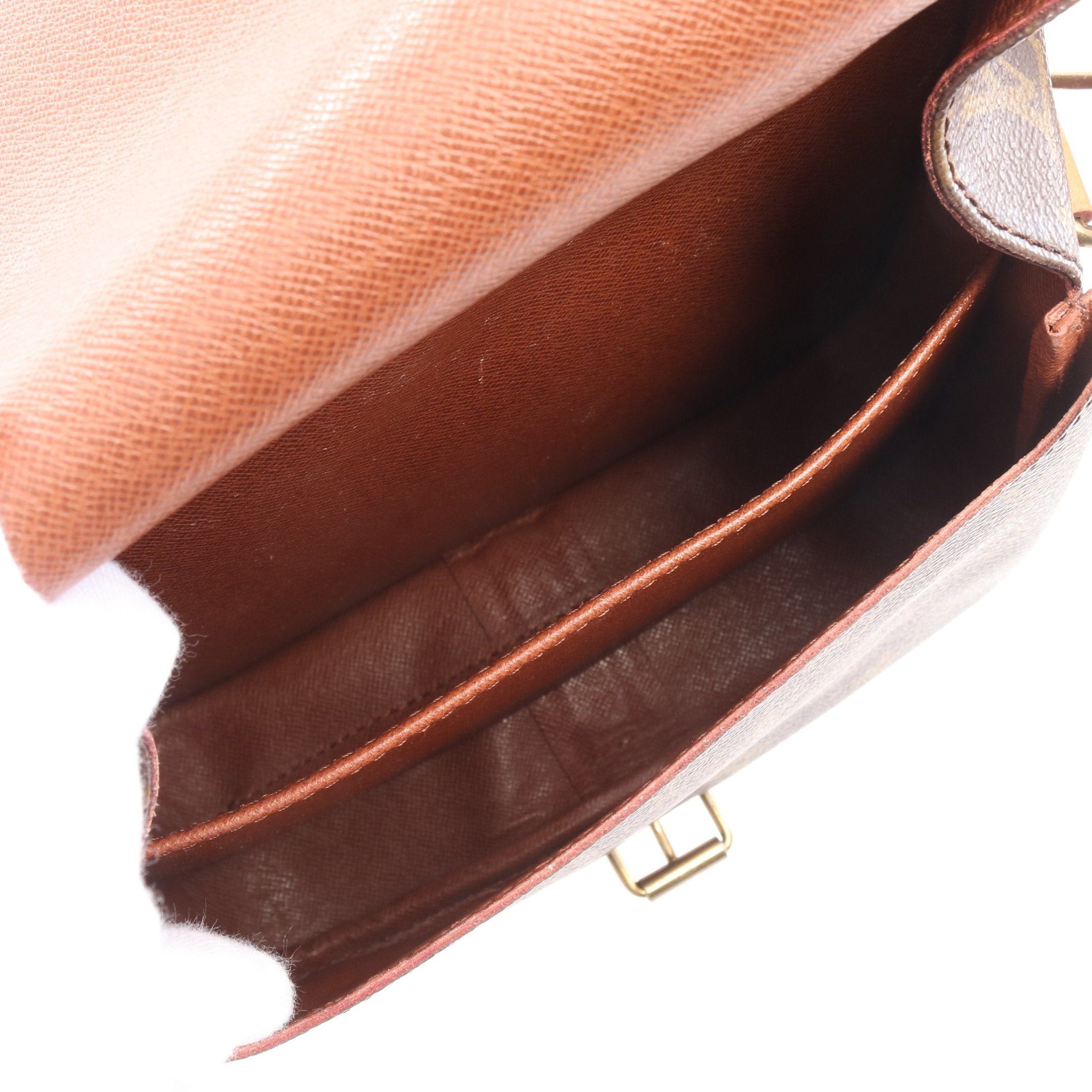 Louis Vuitton Louis Vuitton Cartesier Mm Monogram Shoulder Bag Leather Brown Size ONE SIZE - 3 Thumbnail