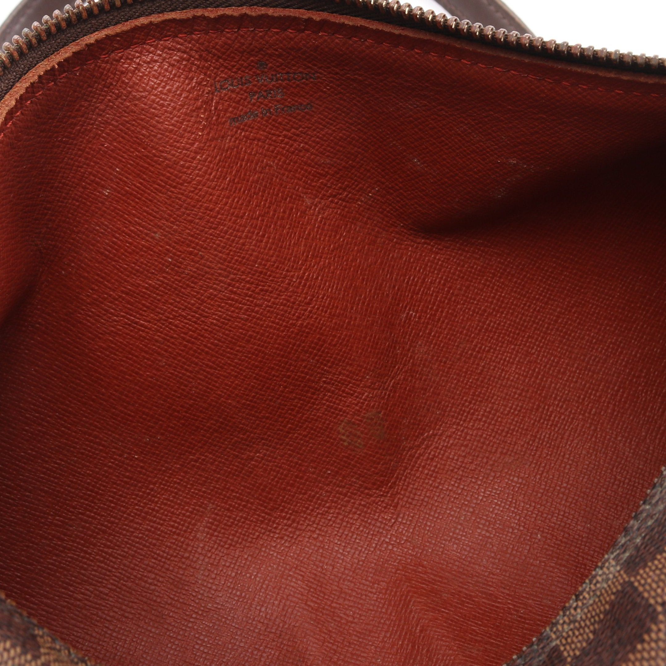 Louis Vuitton Louis Vuitton Papillon 26 Damier Ebene Handbag Leather Brown Size ONE SIZE - 6 Thumbnail