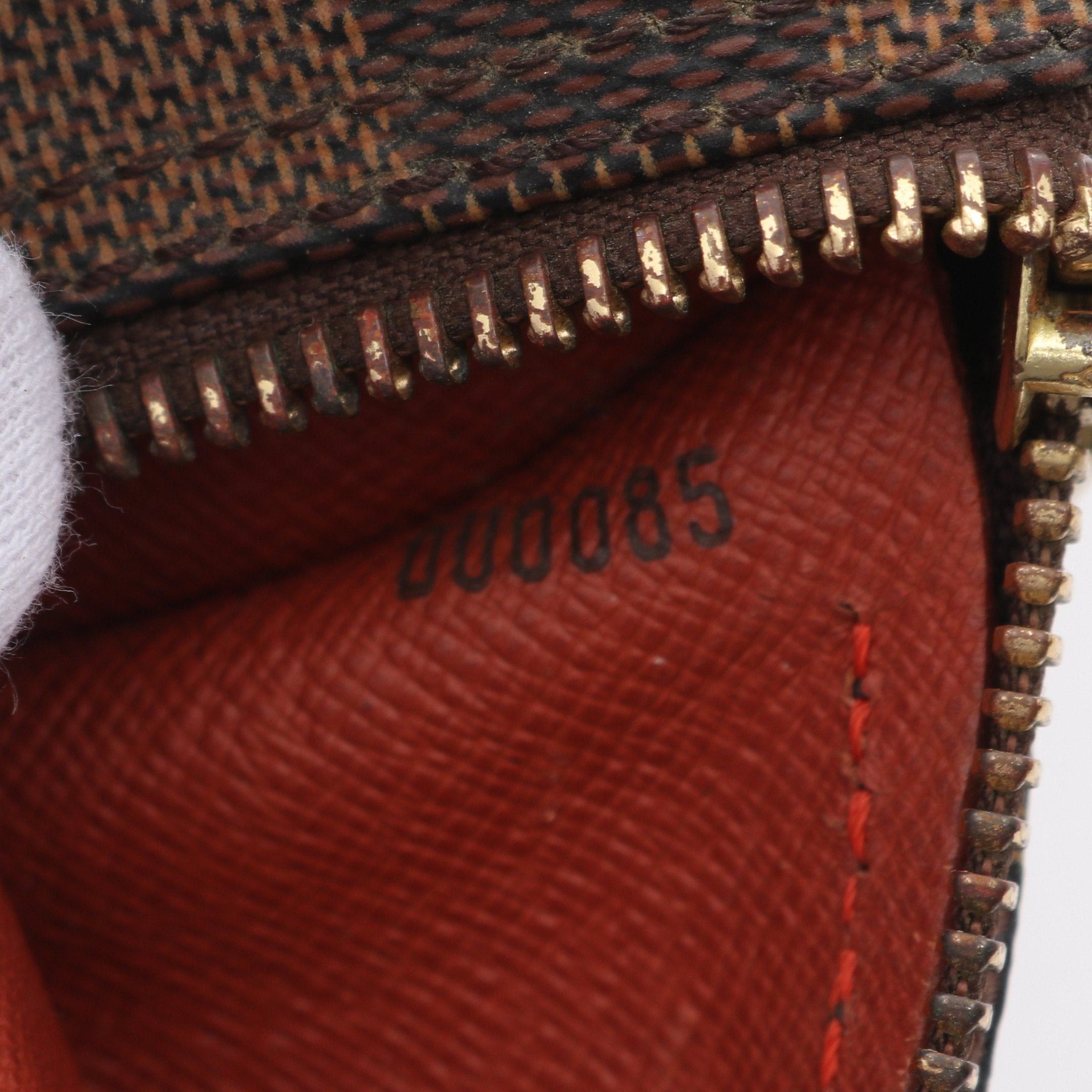 Louis Vuitton Louis Vuitton Papillon 26 Damier Ebene Handbag Leather Brown Size ONE SIZE - 5 Thumbnail