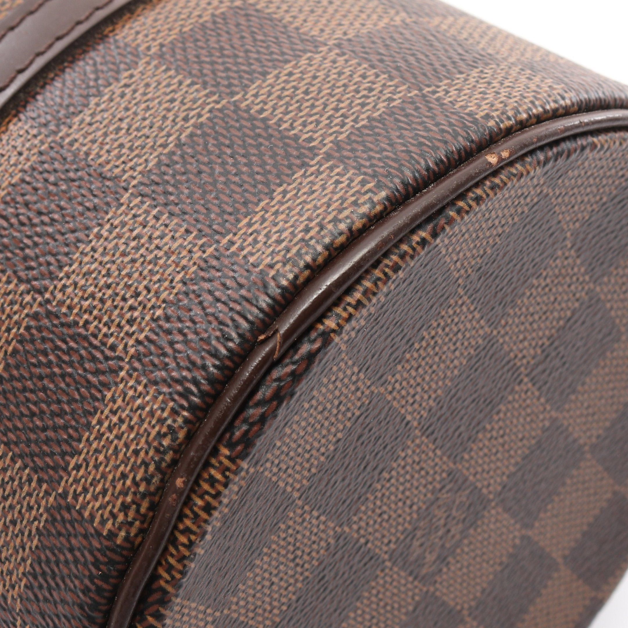 Louis Vuitton Louis Vuitton Papillon 26 Damier Ebene Handbag Leather Brown Size ONE SIZE - 12 Thumbnail