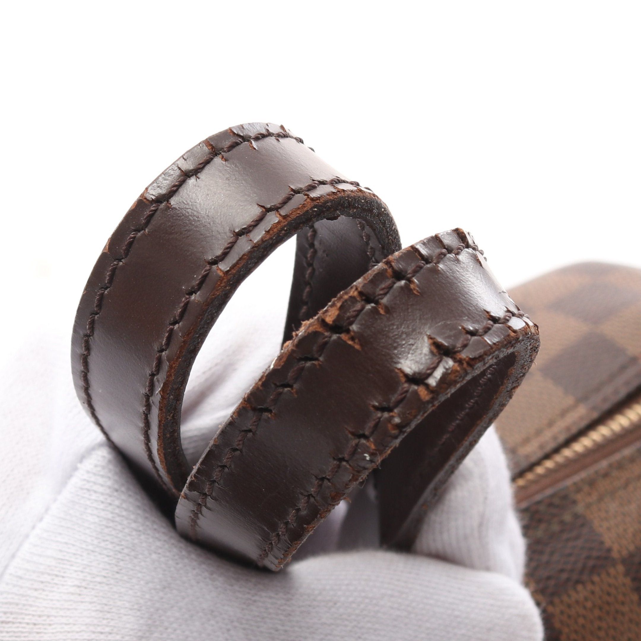 Louis Vuitton Louis Vuitton Papillon 26 Damier Ebene Handbag Leather Brown Size ONE SIZE - 9 Thumbnail