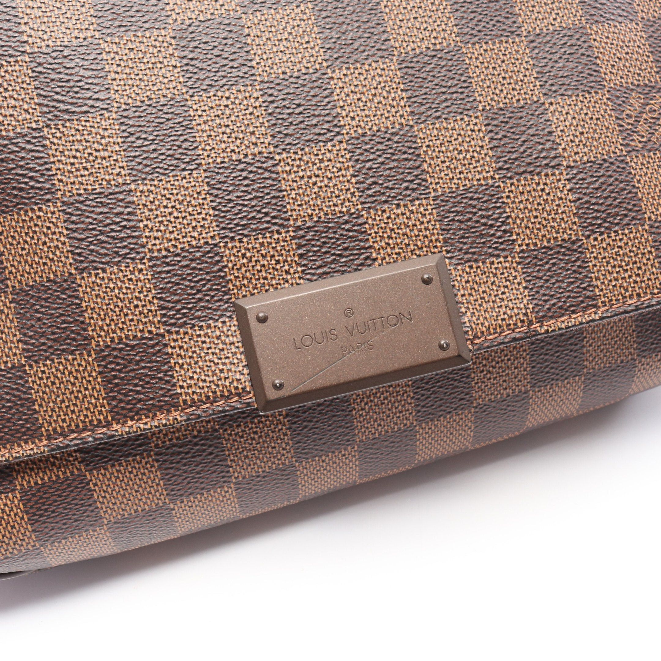 Louis Vuitton Louis Vuitton District Pm Damier Ebene Shoulder Bag Leather Brown Size ONE SIZE - 7 Thumbnail