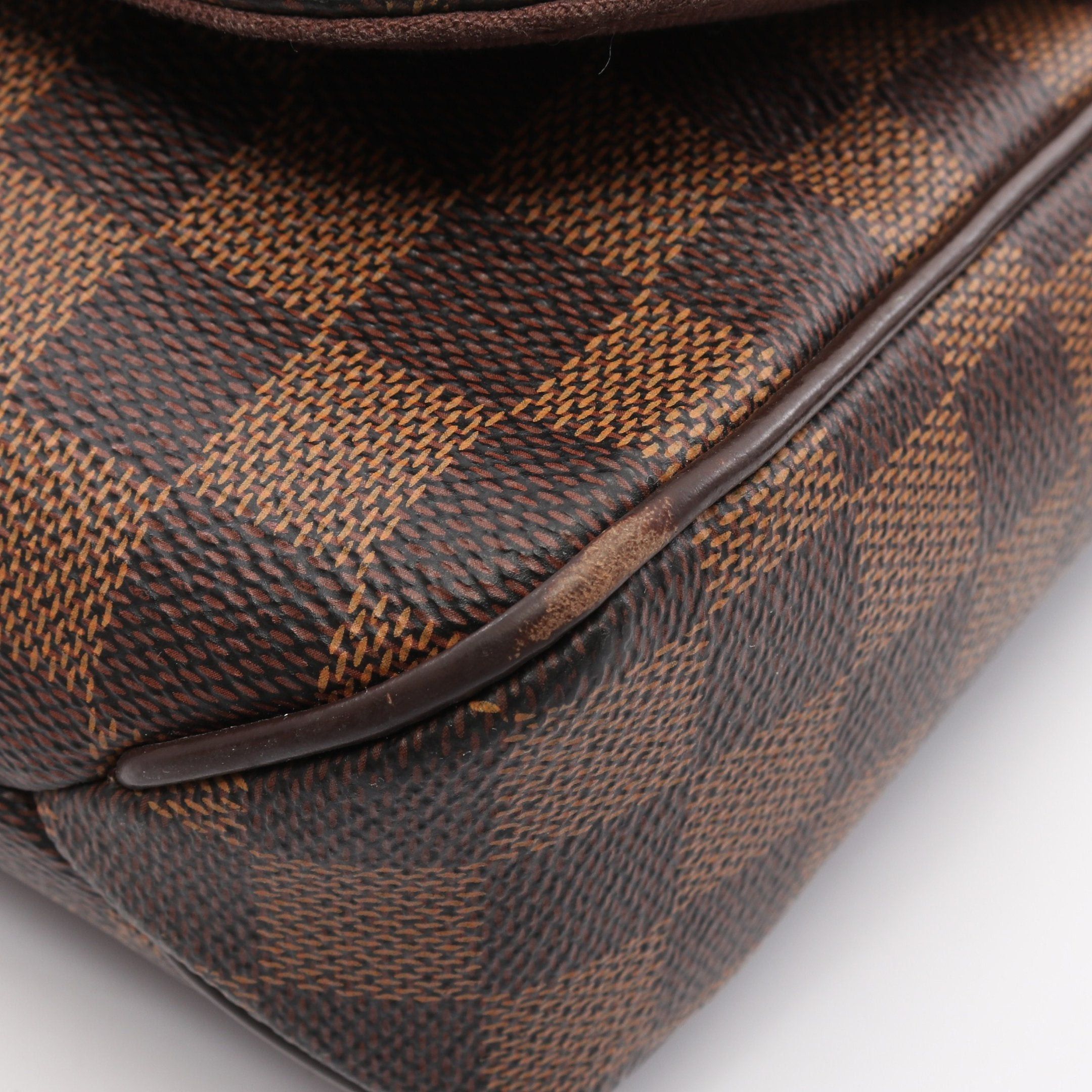 Louis Vuitton Louis Vuitton District Pm Damier Ebene Shoulder Bag Leather Brown Size ONE SIZE - 9 Thumbnail
