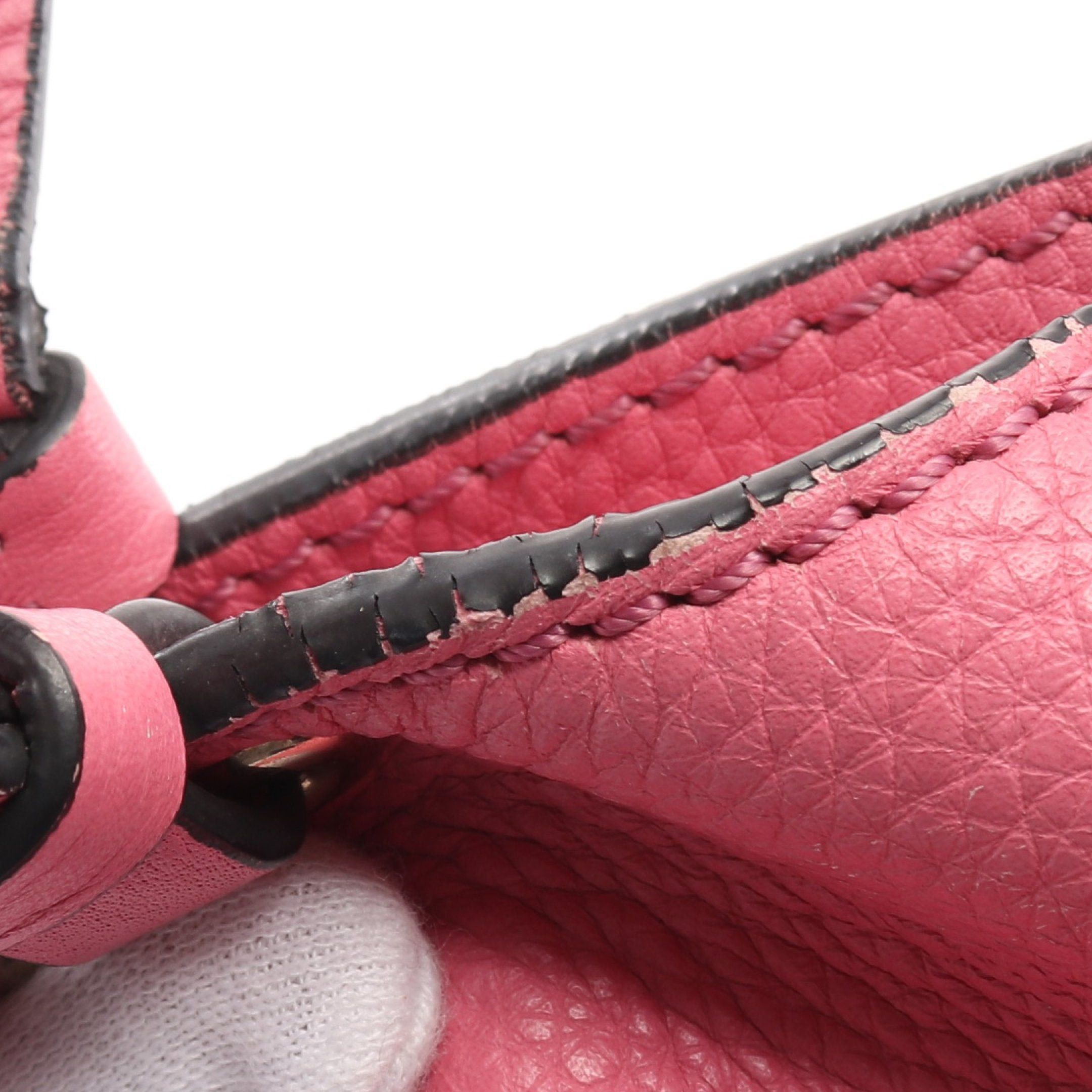 Valentino Valentino Rockstud Handbag Tote Bag Leather Pink Size ONE SIZE - 7 Thumbnail