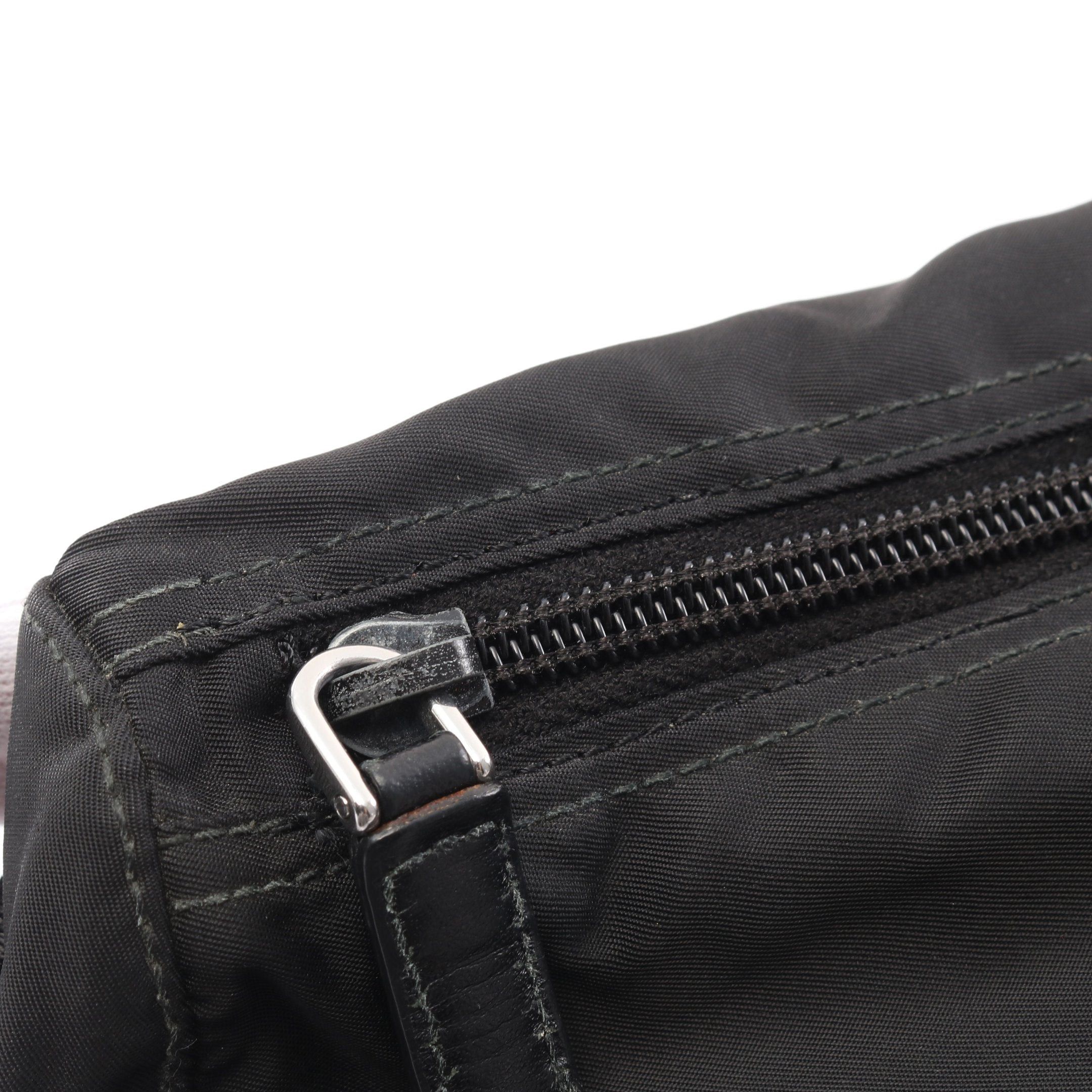 Prada Prada Vela Sport Messenger Bag Shoulder Nylon Leather Black Size ONE SIZE - 7 Thumbnail