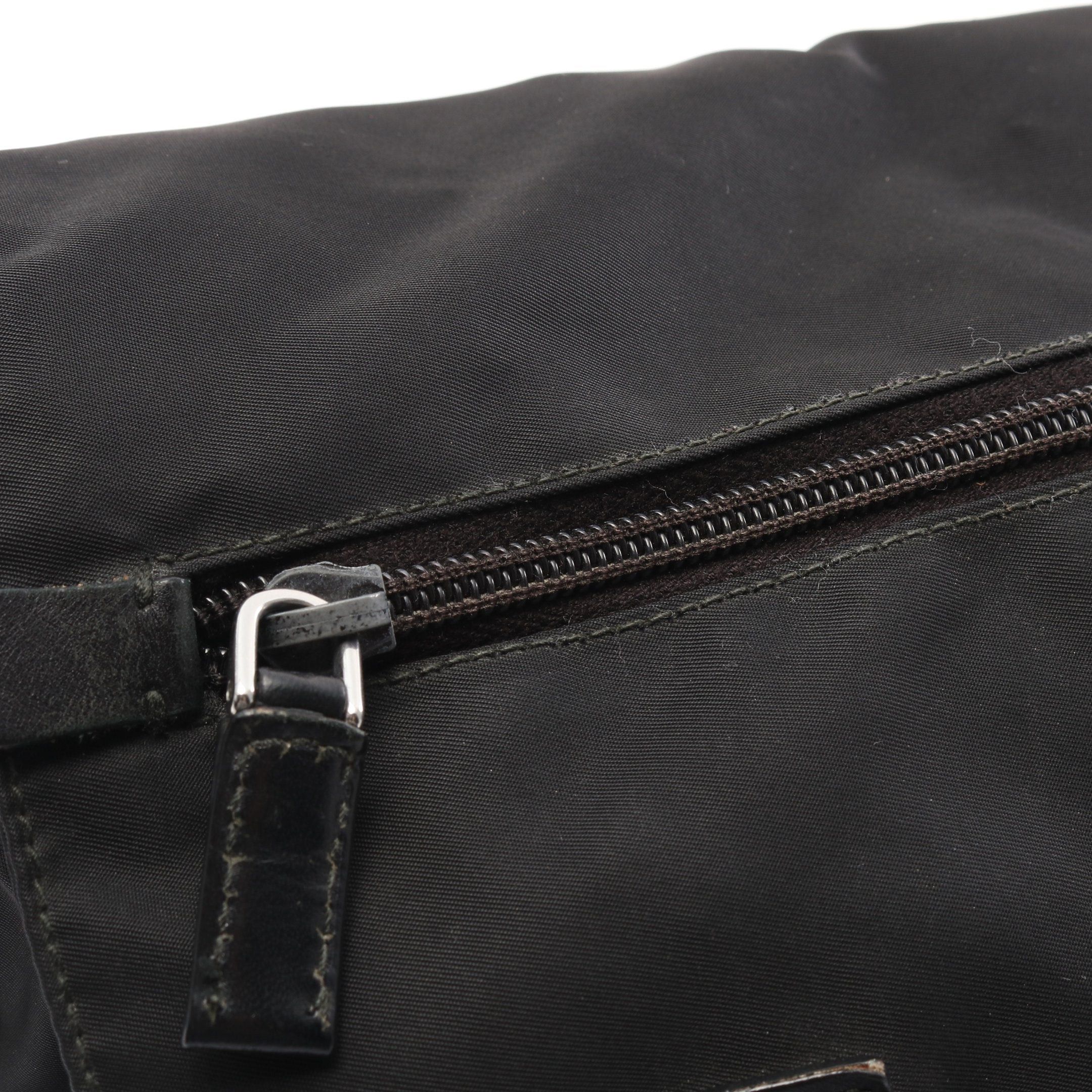 Prada Prada Vela Sport Messenger Bag Shoulder Nylon Leather Black Size ONE SIZE - 5 Thumbnail