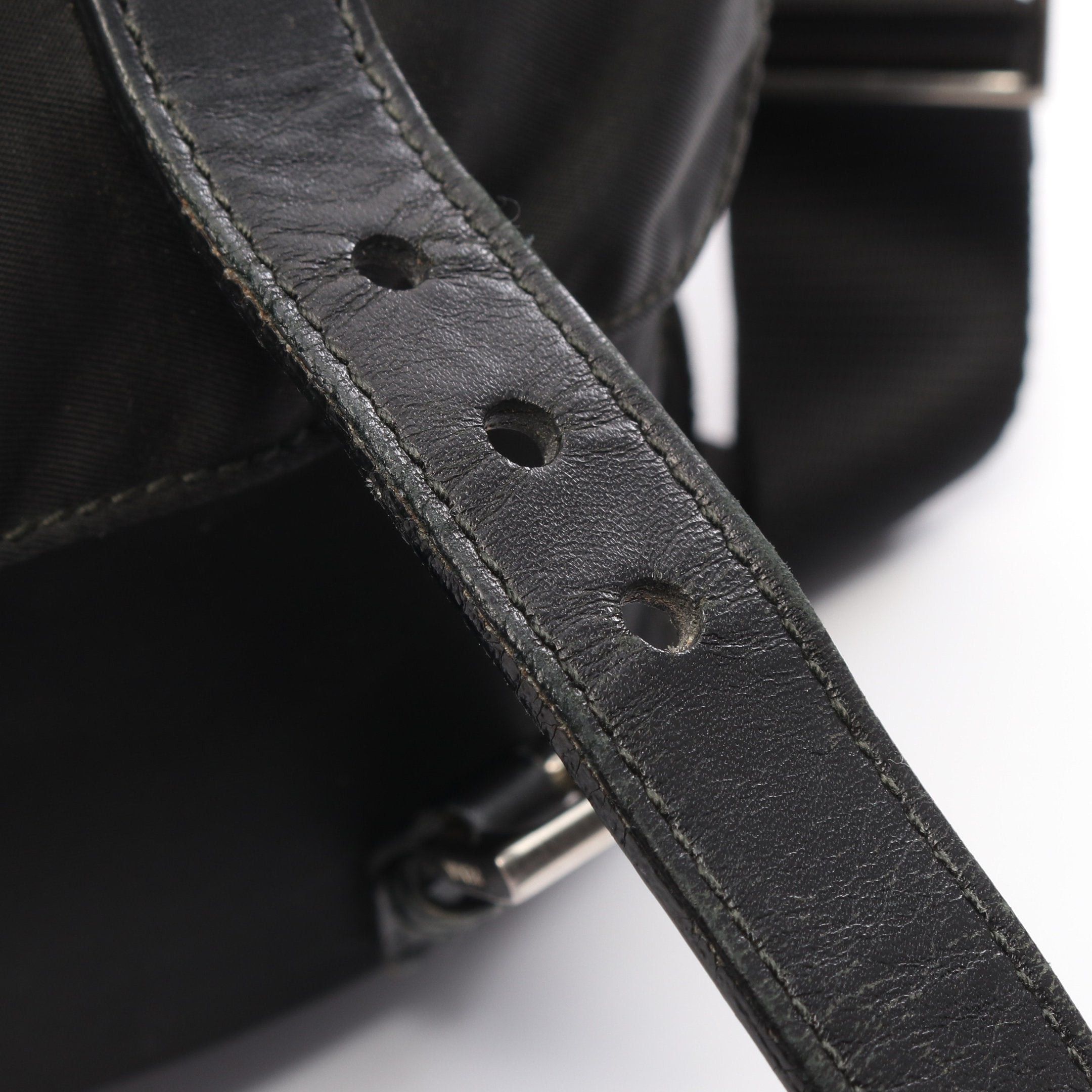 Prada Prada Vela Sport Messenger Bag Shoulder Nylon Leather Black Size ONE SIZE - 9 Thumbnail