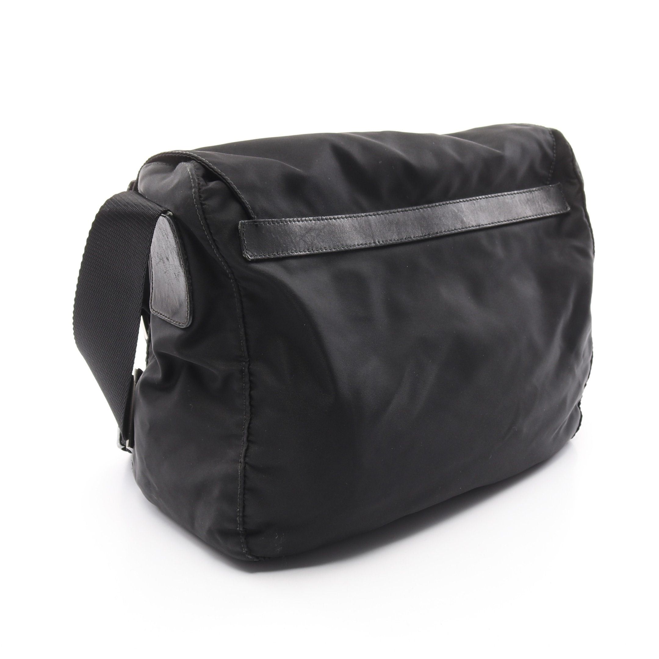 Prada Prada Vela Sport Messenger Bag Shoulder Nylon Leather Black Size ONE SIZE - 2 Thumbnail
