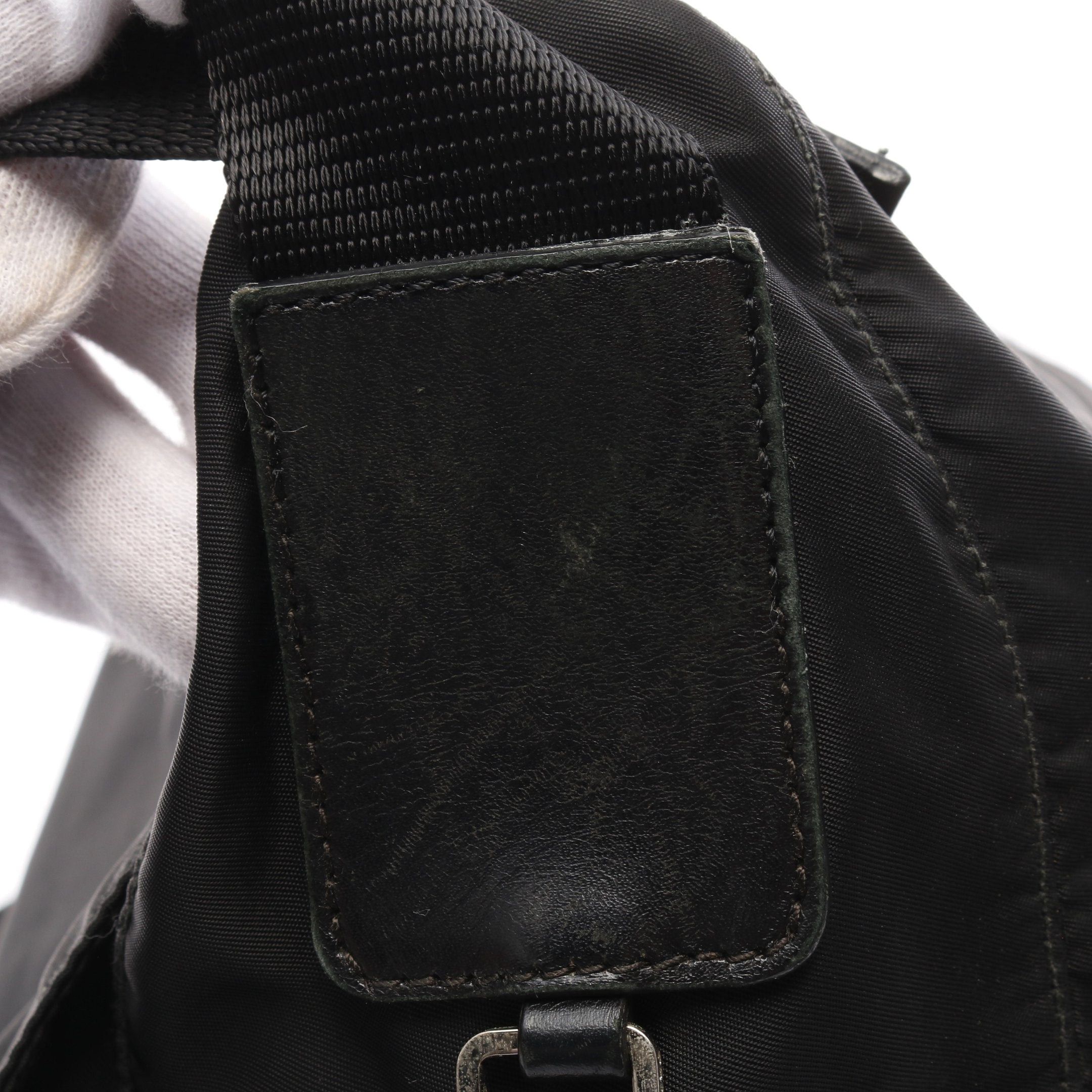 Prada Prada Vela Sport Messenger Bag Shoulder Nylon Leather Black Size ONE SIZE - 8 Thumbnail