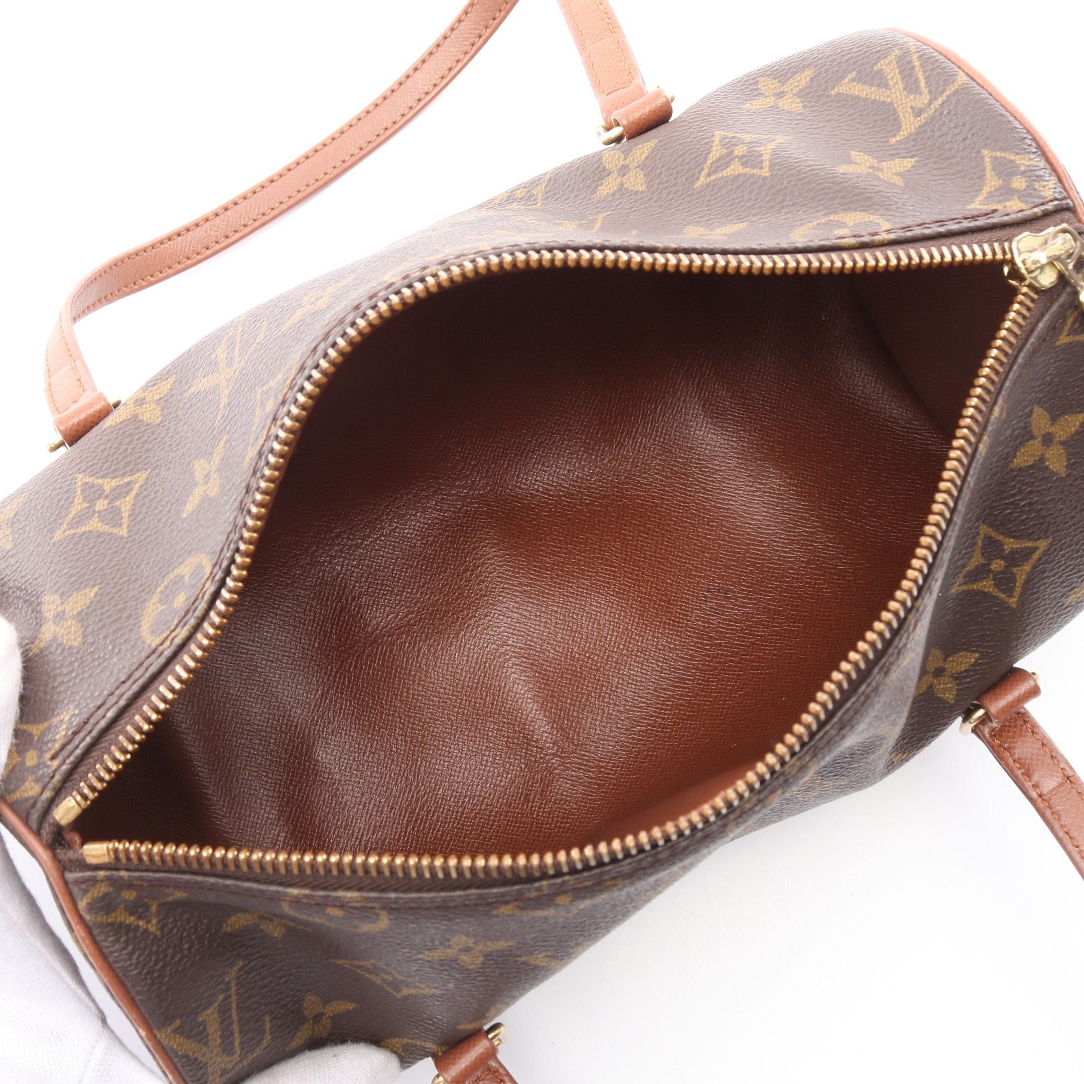 Louis Vuitton Louis Vuitton Papillon 26 Monogram Old Model Handbag Leather Brown Size ONE SIZE - 3 Thumbnail