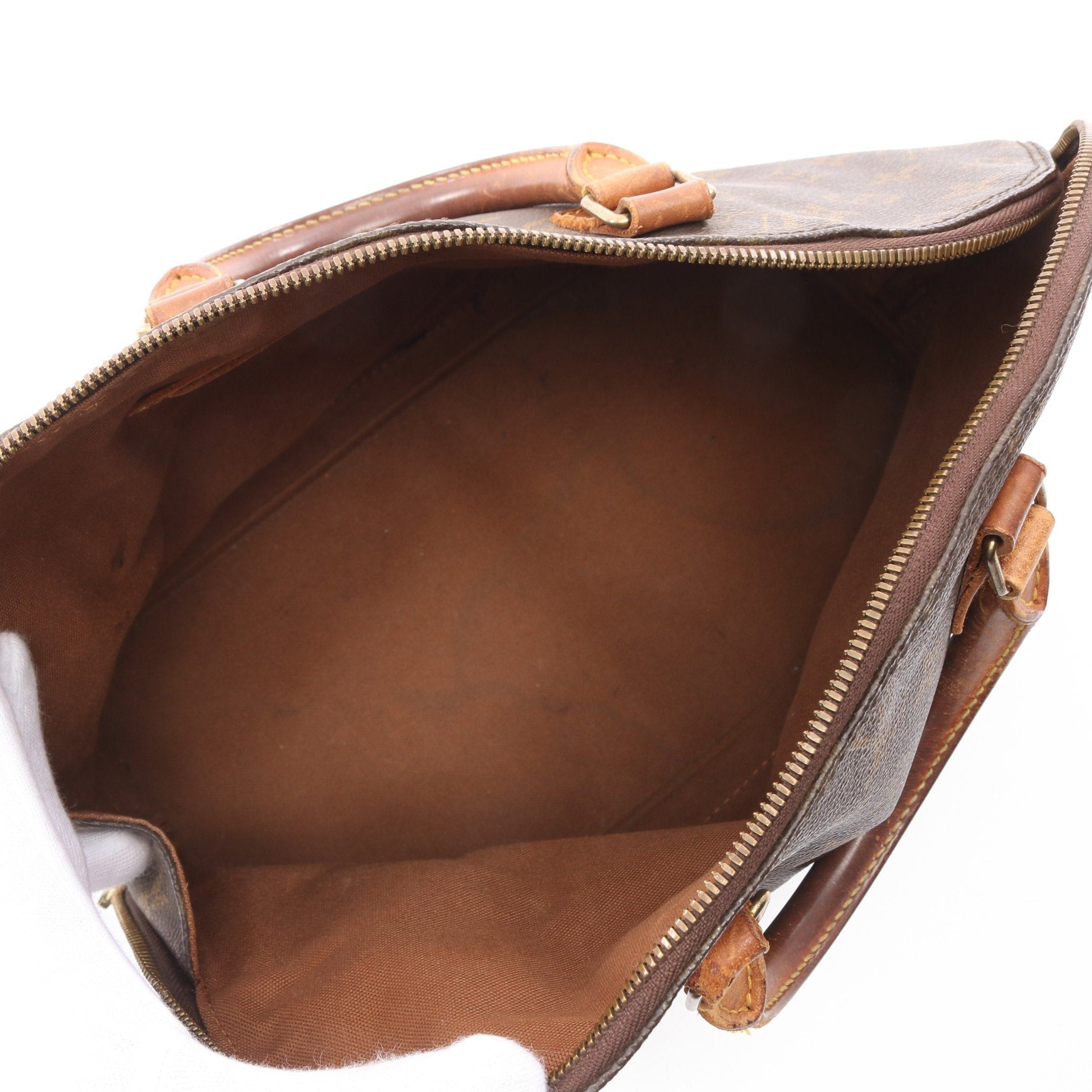 Louis Vuitton Louis Vuitton Alma Pm Monogram Handbag Leather Brown Size ONE SIZE - 3 Thumbnail
