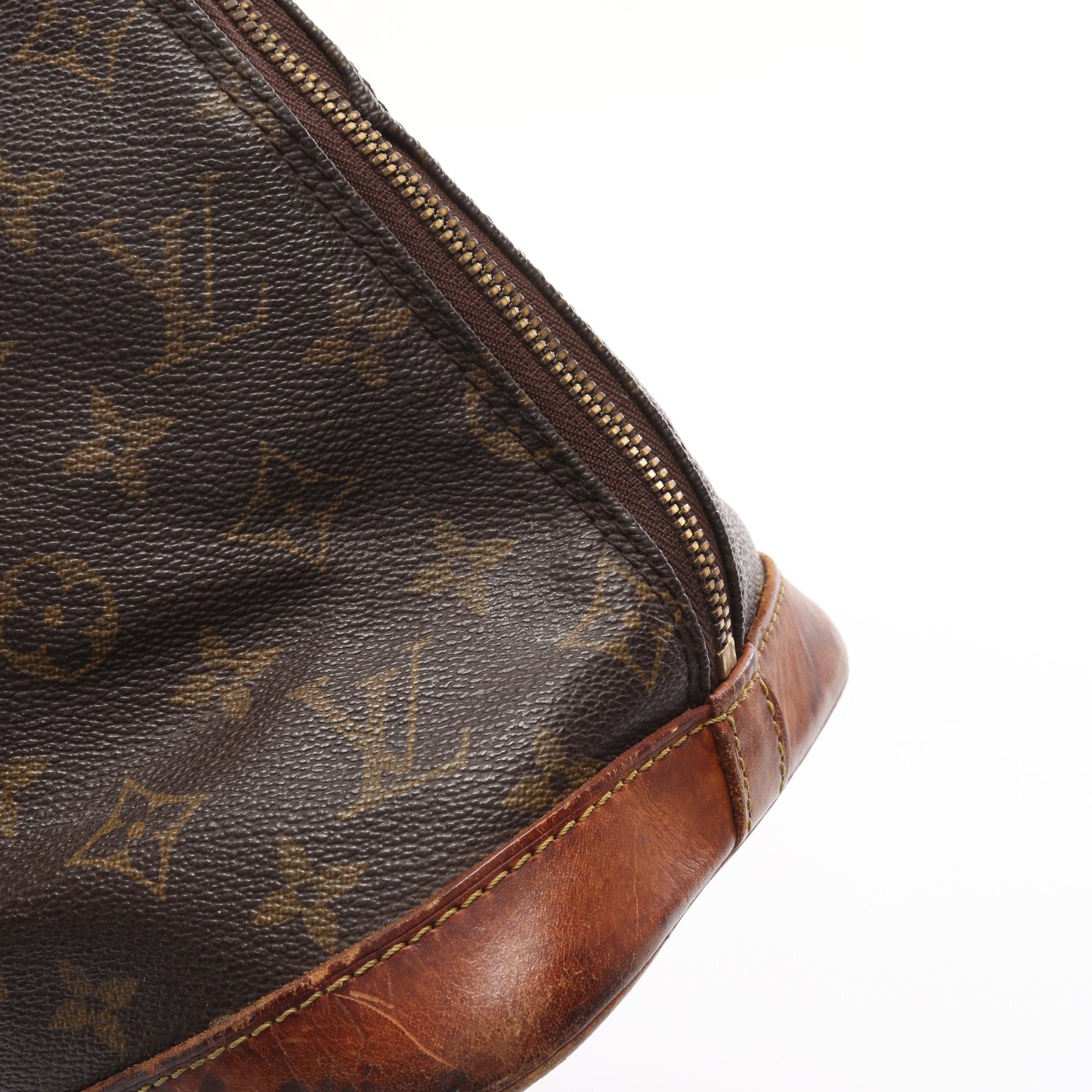 Louis Vuitton Louis Vuitton Alma Pm Monogram Handbag Leather Brown Size ONE SIZE - 11 Thumbnail