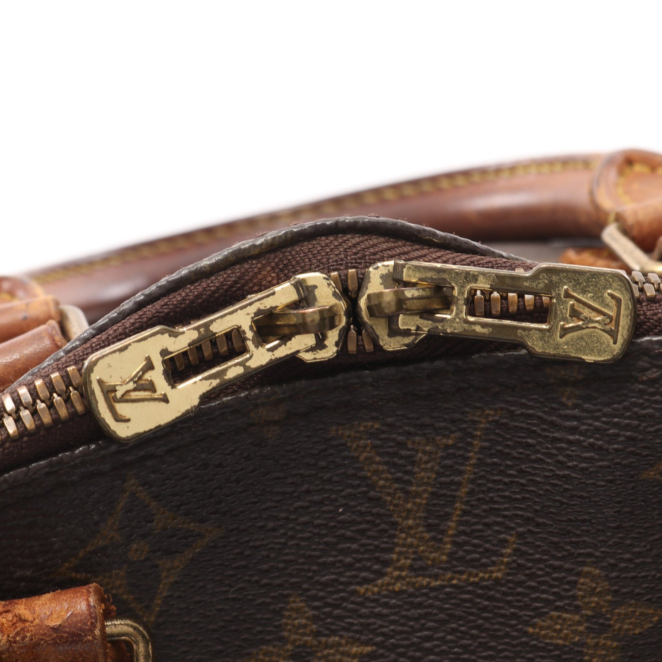 Louis Vuitton Louis Vuitton Alma Pm Monogram Handbag Leather Brown Size ONE SIZE - 7 Thumbnail