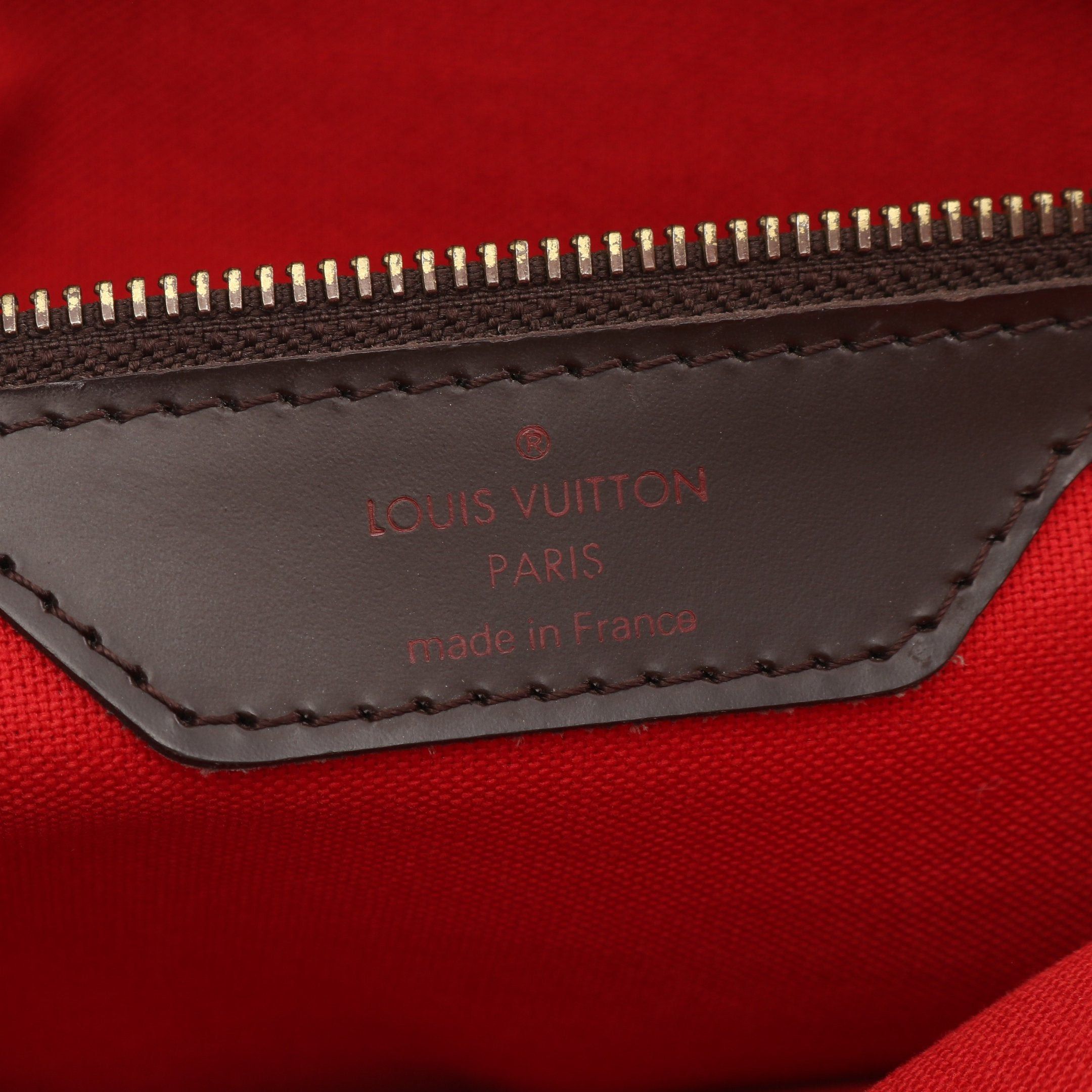 Louis Vuitton Louis Vuitton Chelsea Damier Ebene Shoulder Bag Tote Leather Brown Size ONE SIZE - 4 Thumbnail