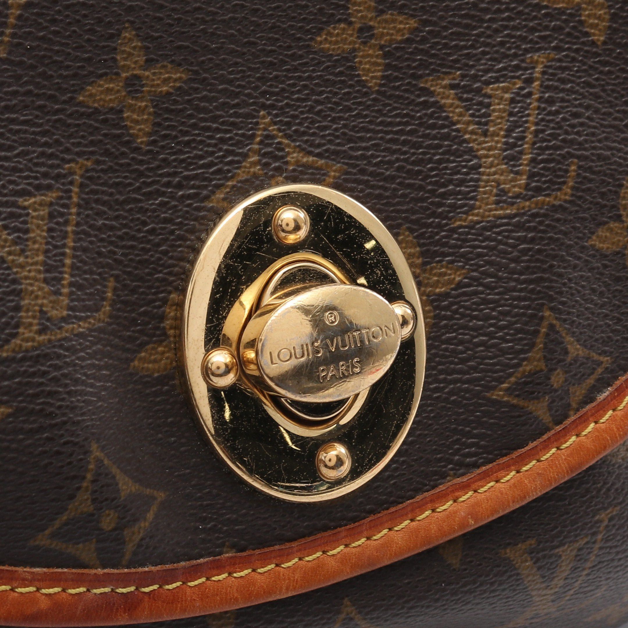 Louis Vuitton Louis Vuitton Tulum Gm Monogram Shoulder Bag Leather Brown Size ONE SIZE - 9 Thumbnail