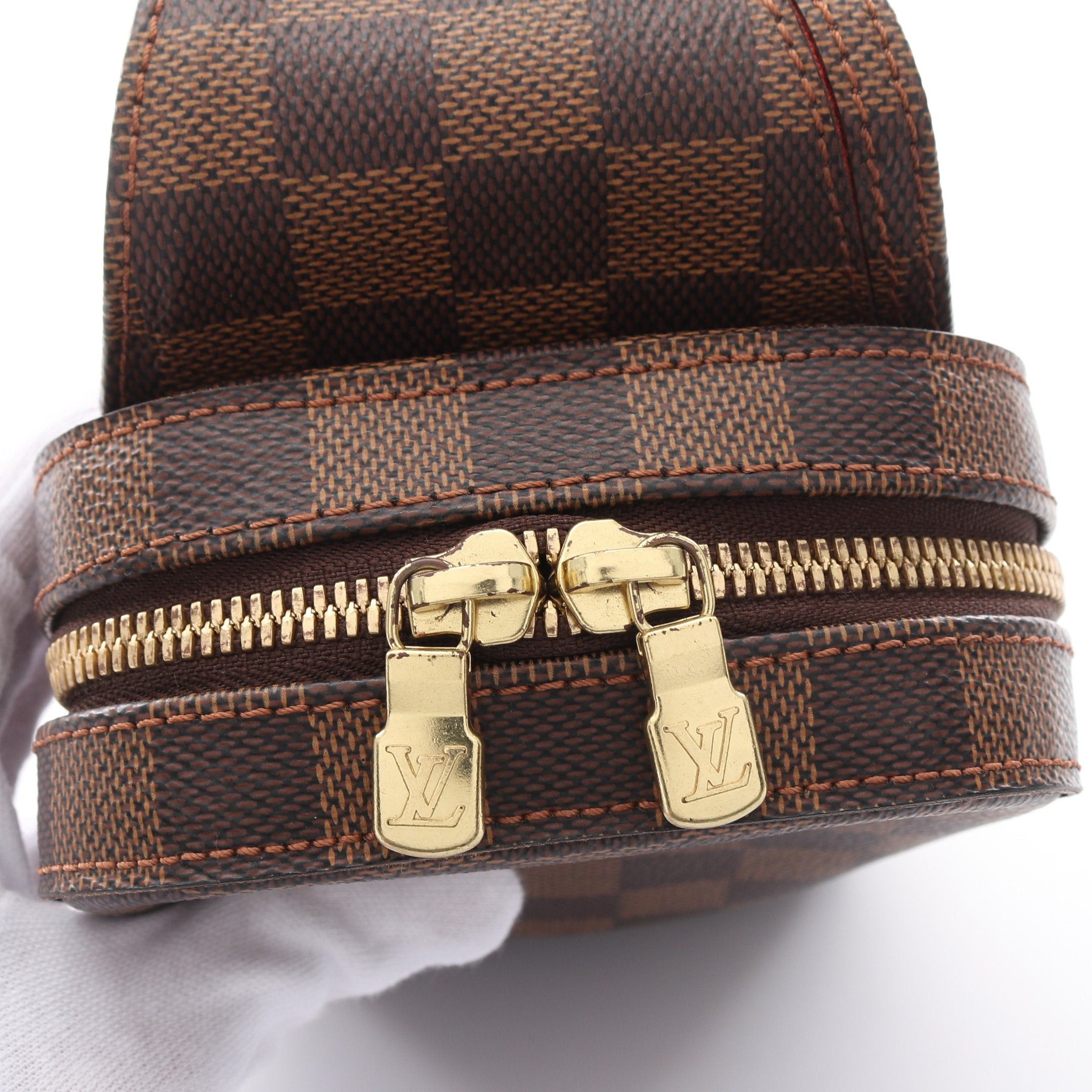 Louis Vuitton Louis Vuitton Geronimos Damier Ebene Body Bag Brown Size ONE SIZE - 6 Thumbnail