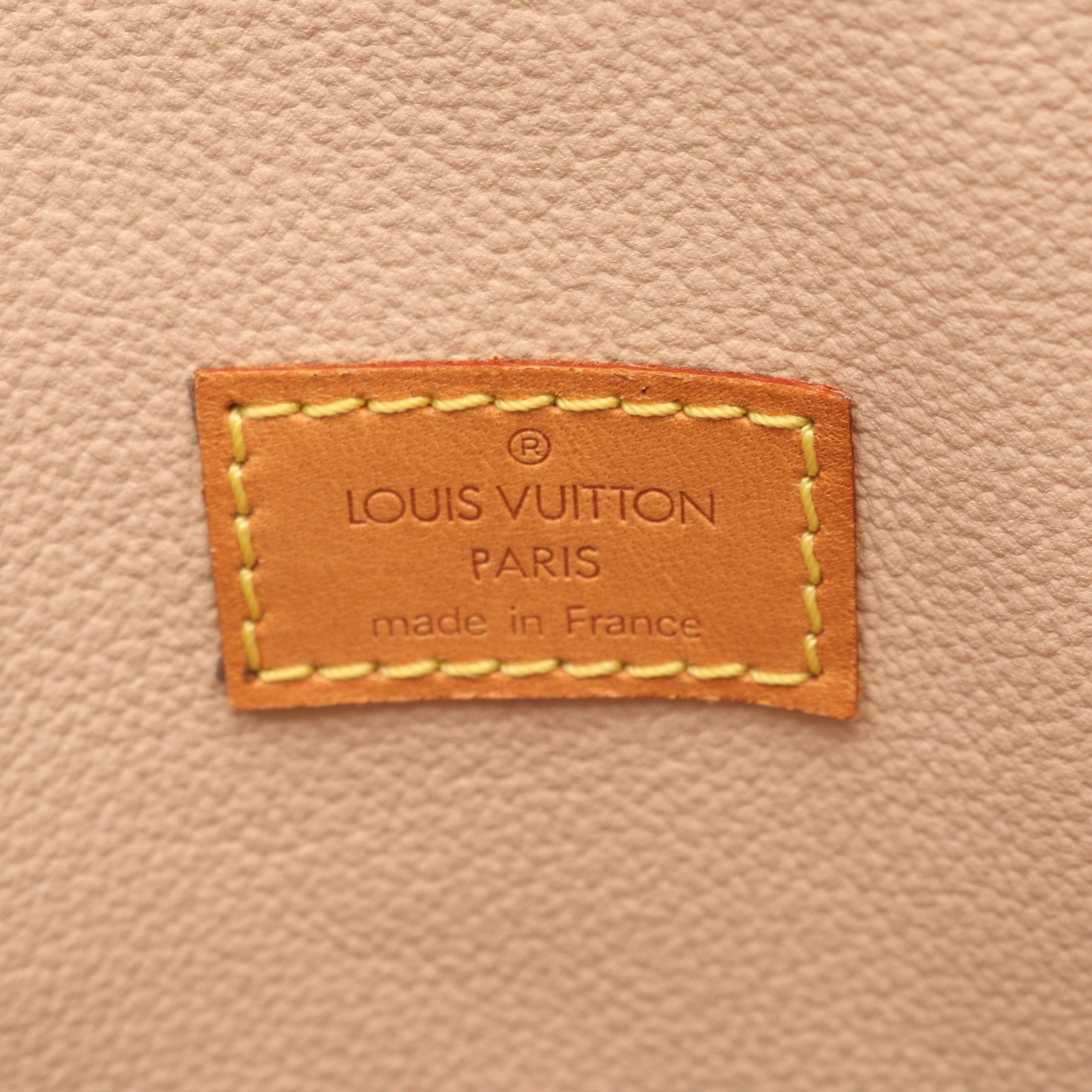 Louis Vuitton Louis Vuitton Sac Plat Monogram Handbag Tote Bag Leather Brown Size ONE SIZE - 4 Thumbnail